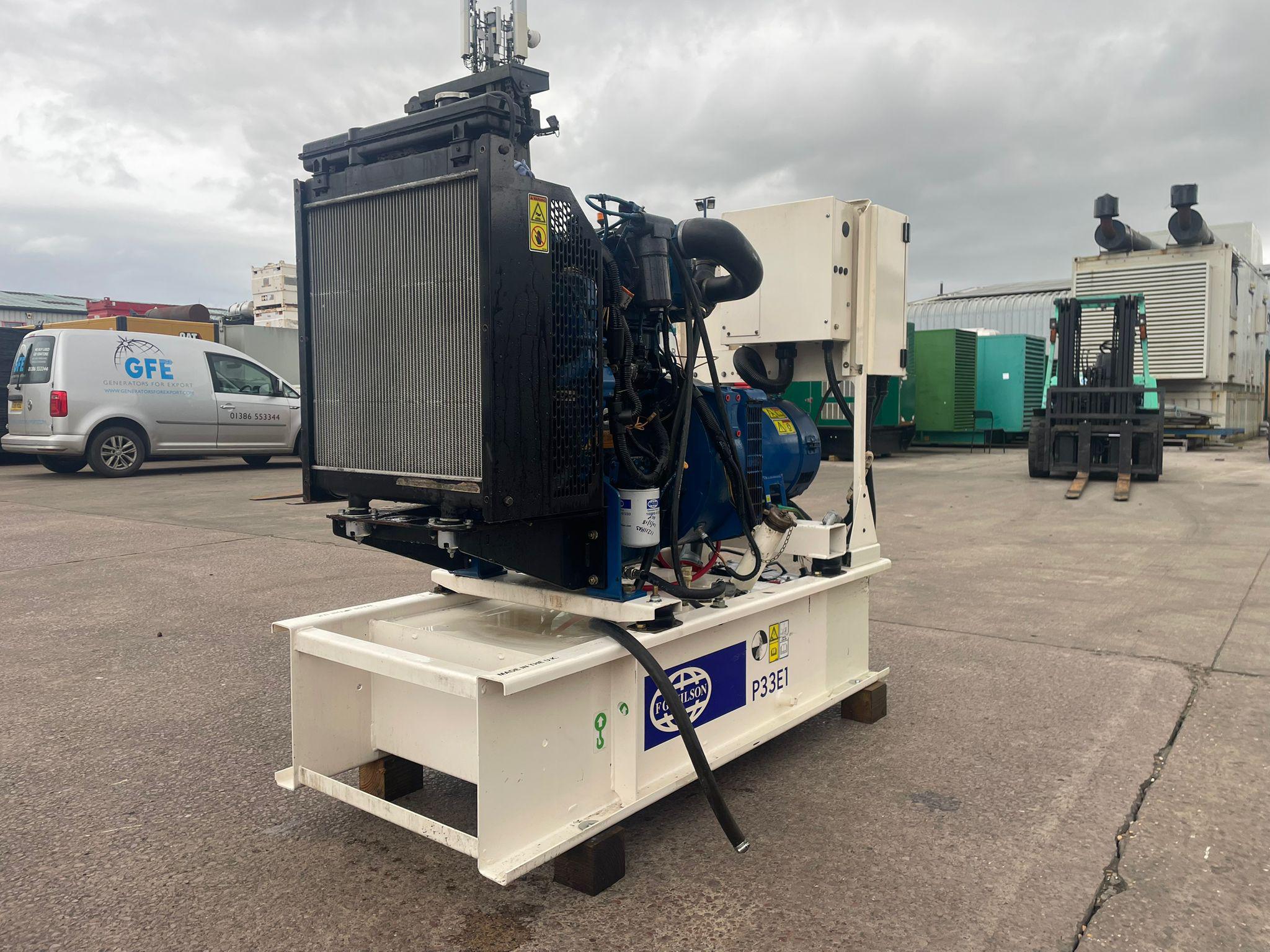 33kVA FG Wilson Perkins used generator