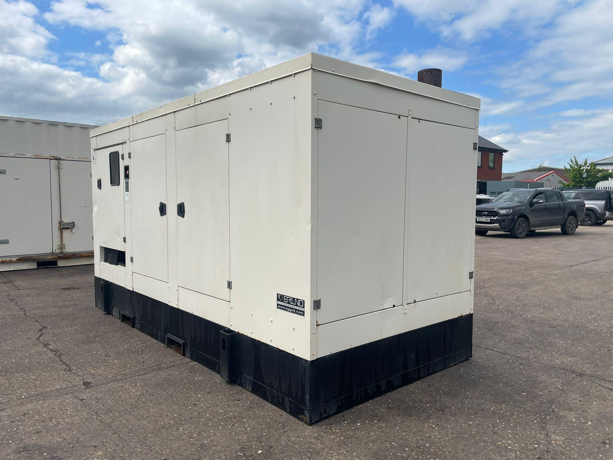 385kVA Bruno GX363V Volvo TAD1352GE Canopied Used Generator