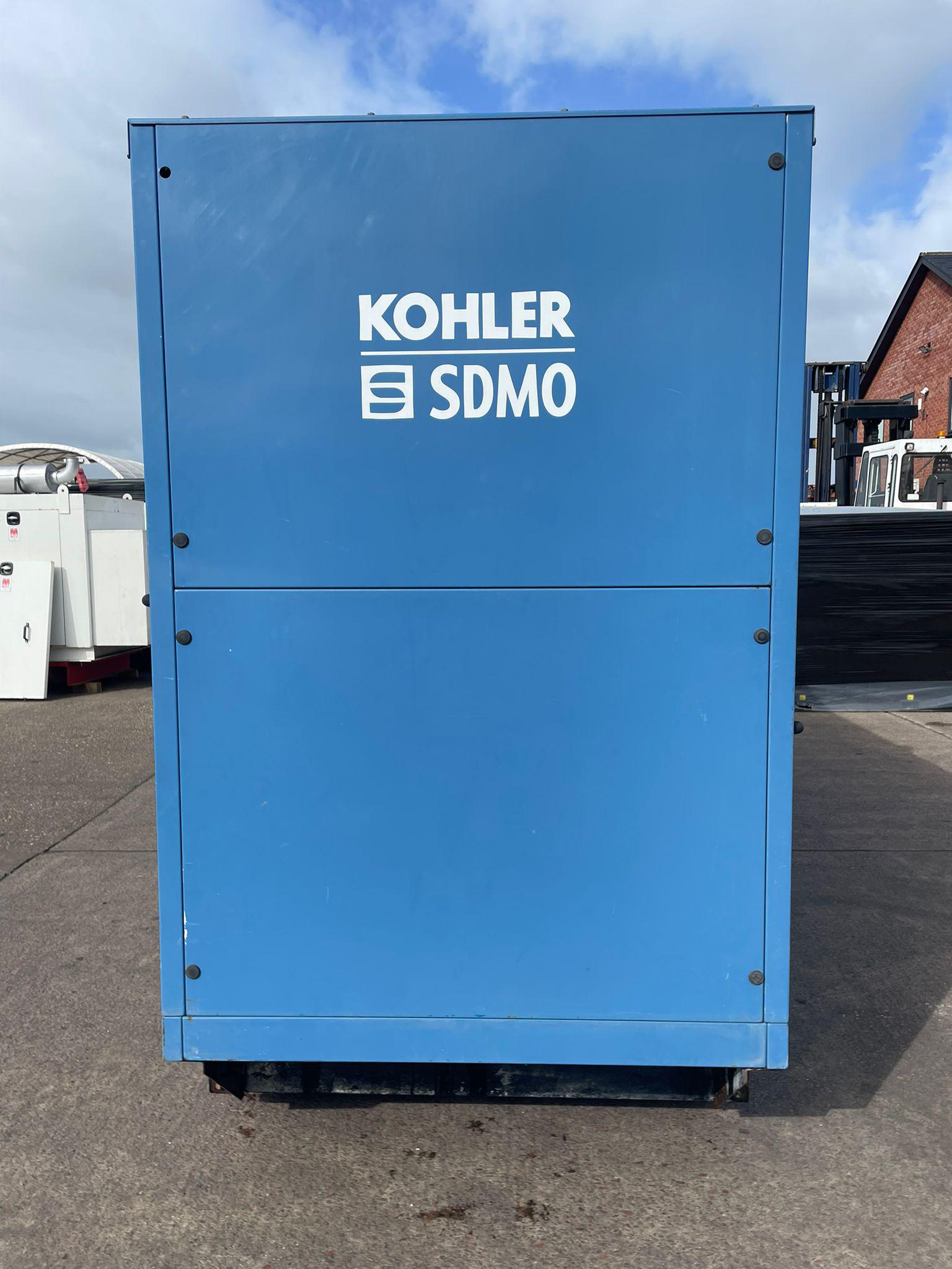 440kVA SDMO V400 Volvo TAD1344GE Canopied Used Generator