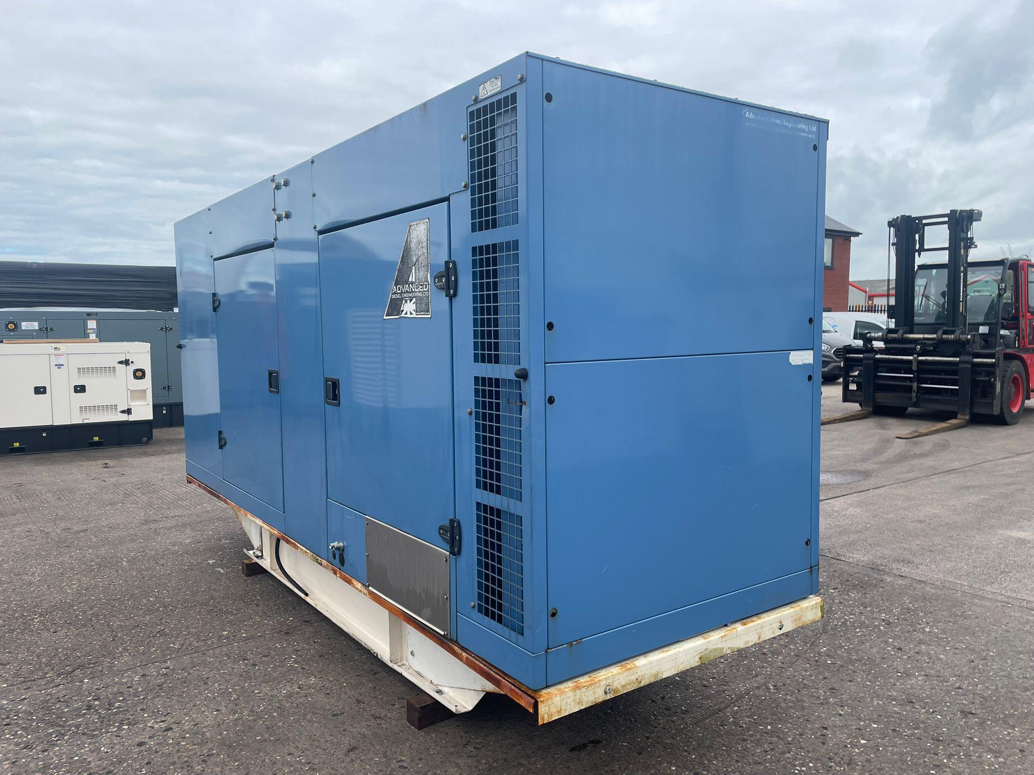 220kVA FG Wilson Perkins DTA530L Canopied Used Generator