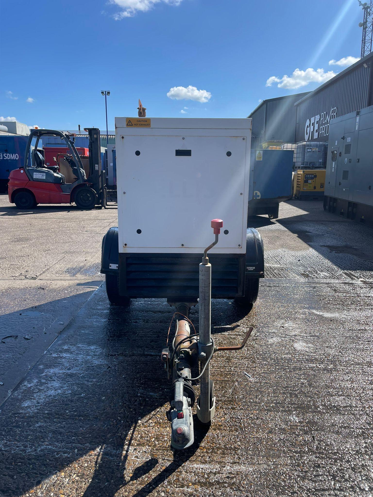 22kVA Stephill SSDK20 Kubota V2203 Trailerised Used Generator