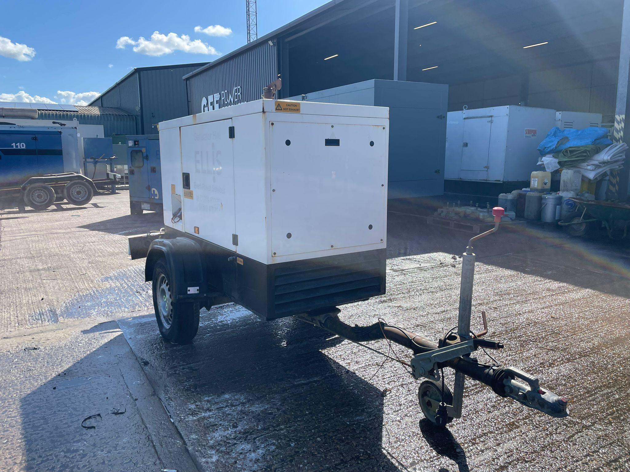 22kVA Stephill SSDK20 Kubota V2203 Trailerised Used Generator