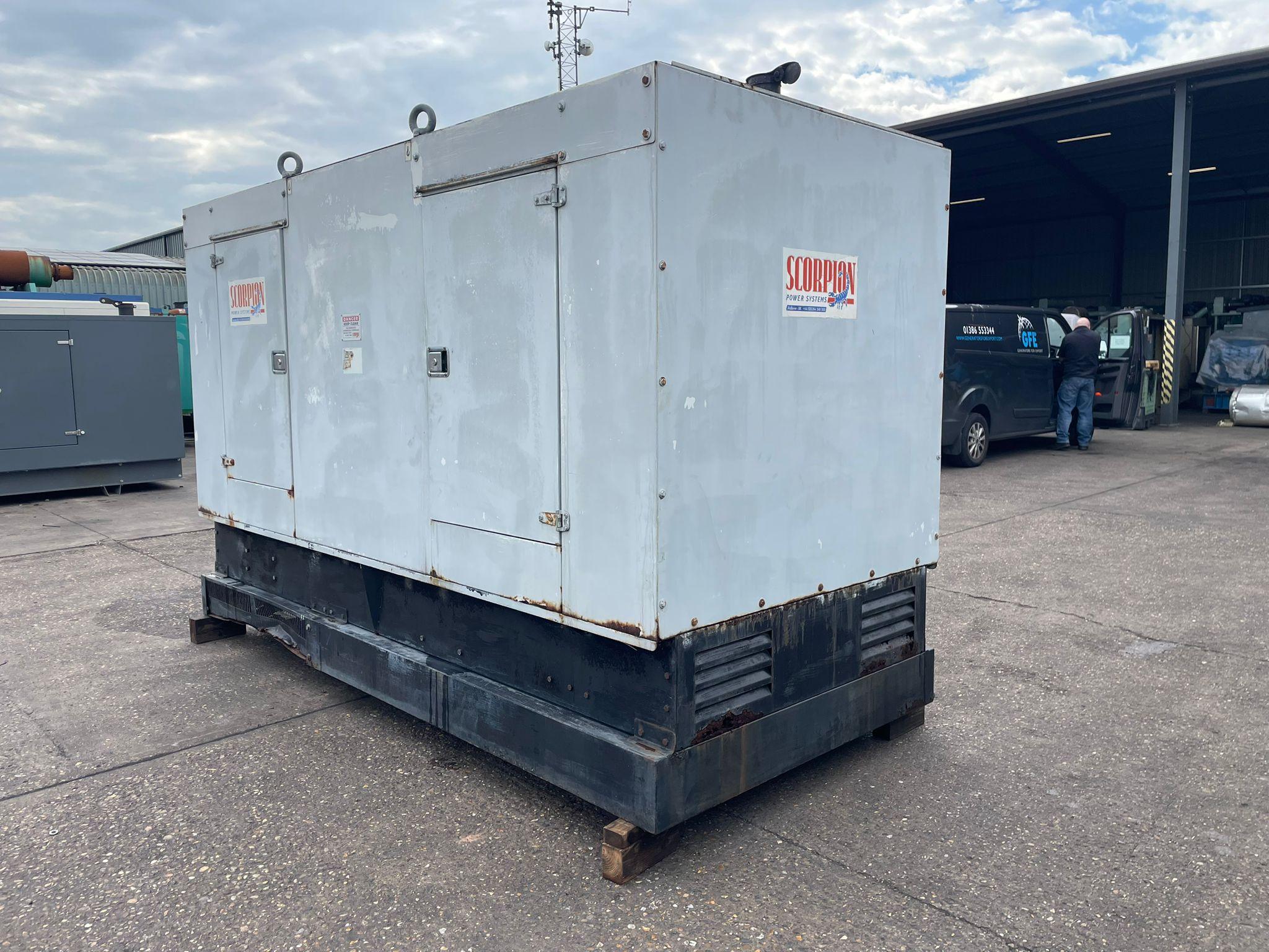 275kVA Scorpion DV275 Volvo Penta TAD740GE Canopied Used Generator