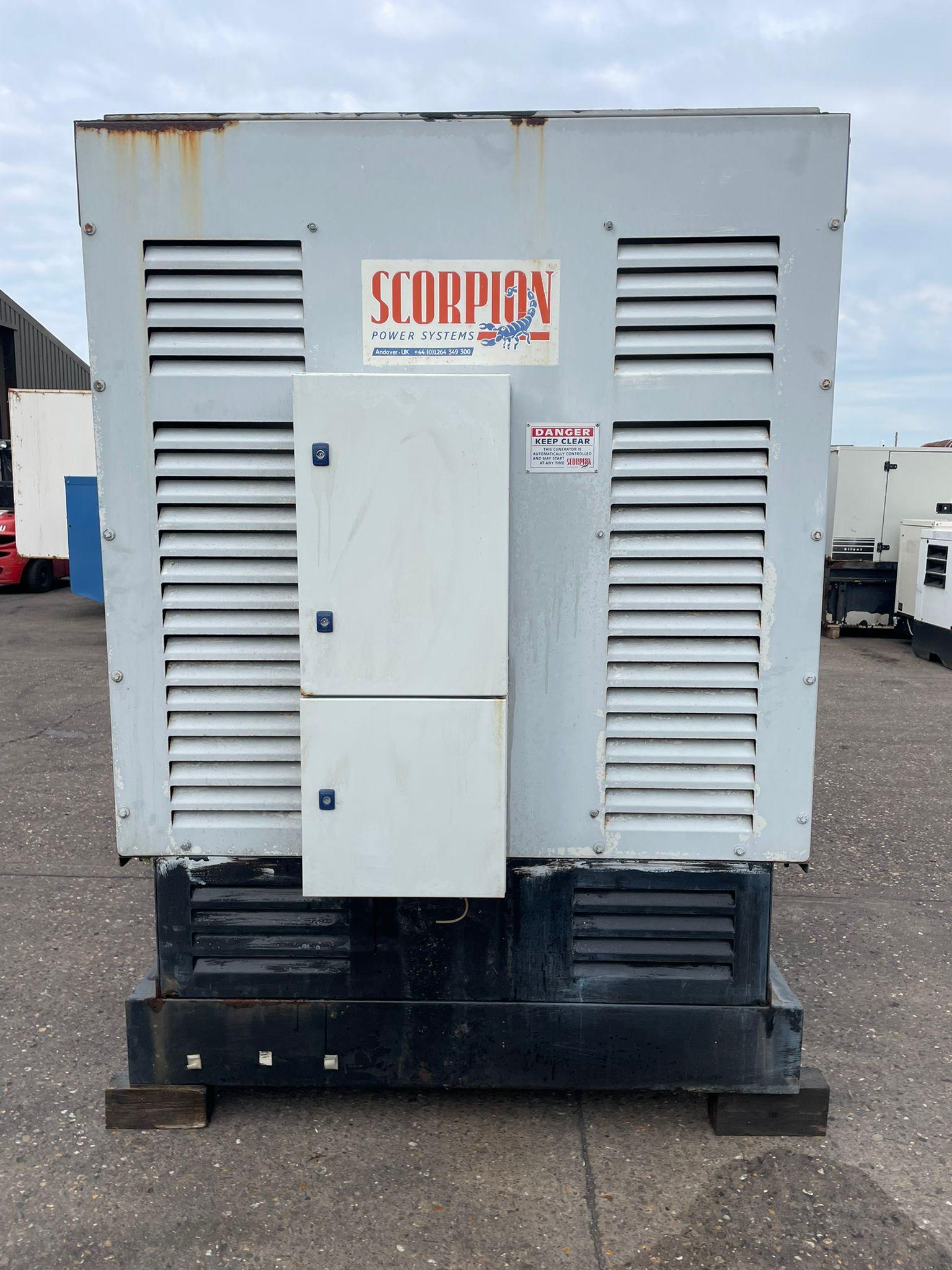 275kVA Scorpion DV275 Volvo Penta TAD740GE Canopied Used Generator