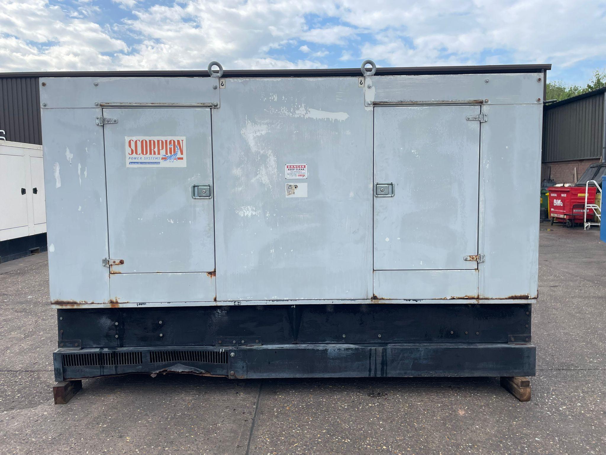 275kVA Scorpion DV275 Volvo Penta TAD740GE Canopied Used Generator