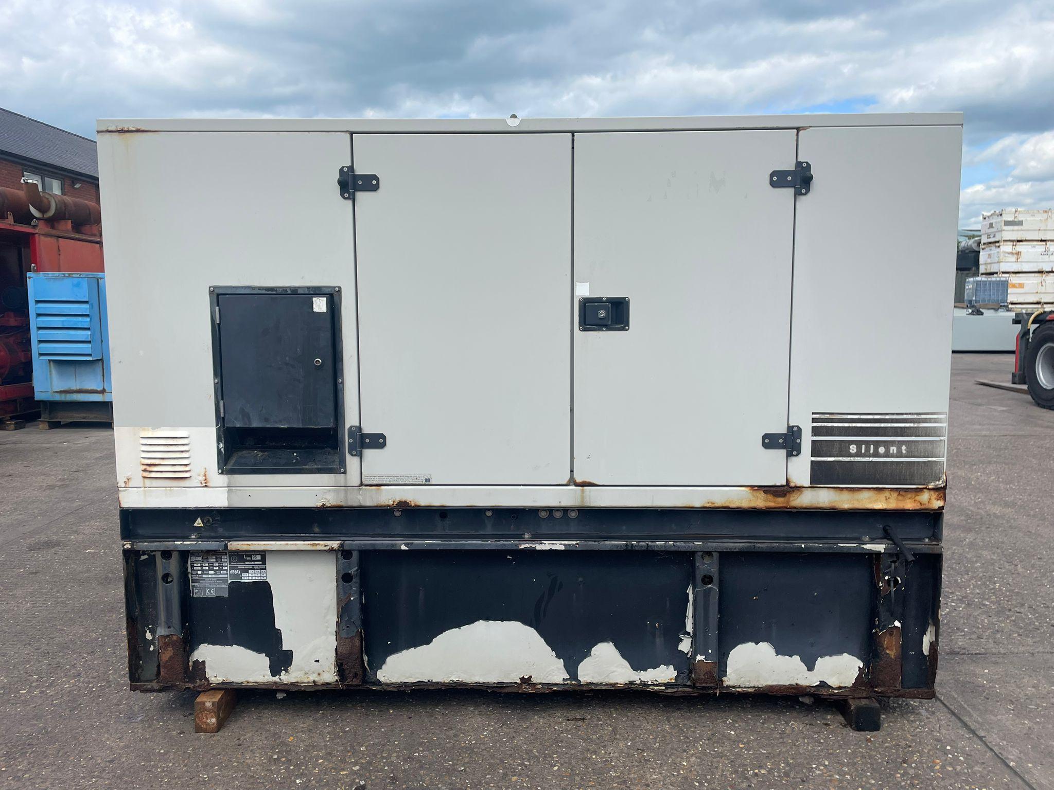 110kVA SDMO JS100 John Deere 4045HF157 Canopied Used Generator