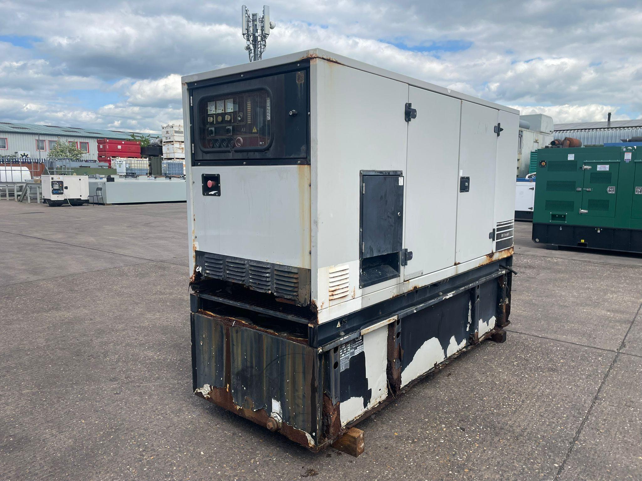 110kVA SDMO JS100 John Deere 4045HF157 Canopied Used Generator