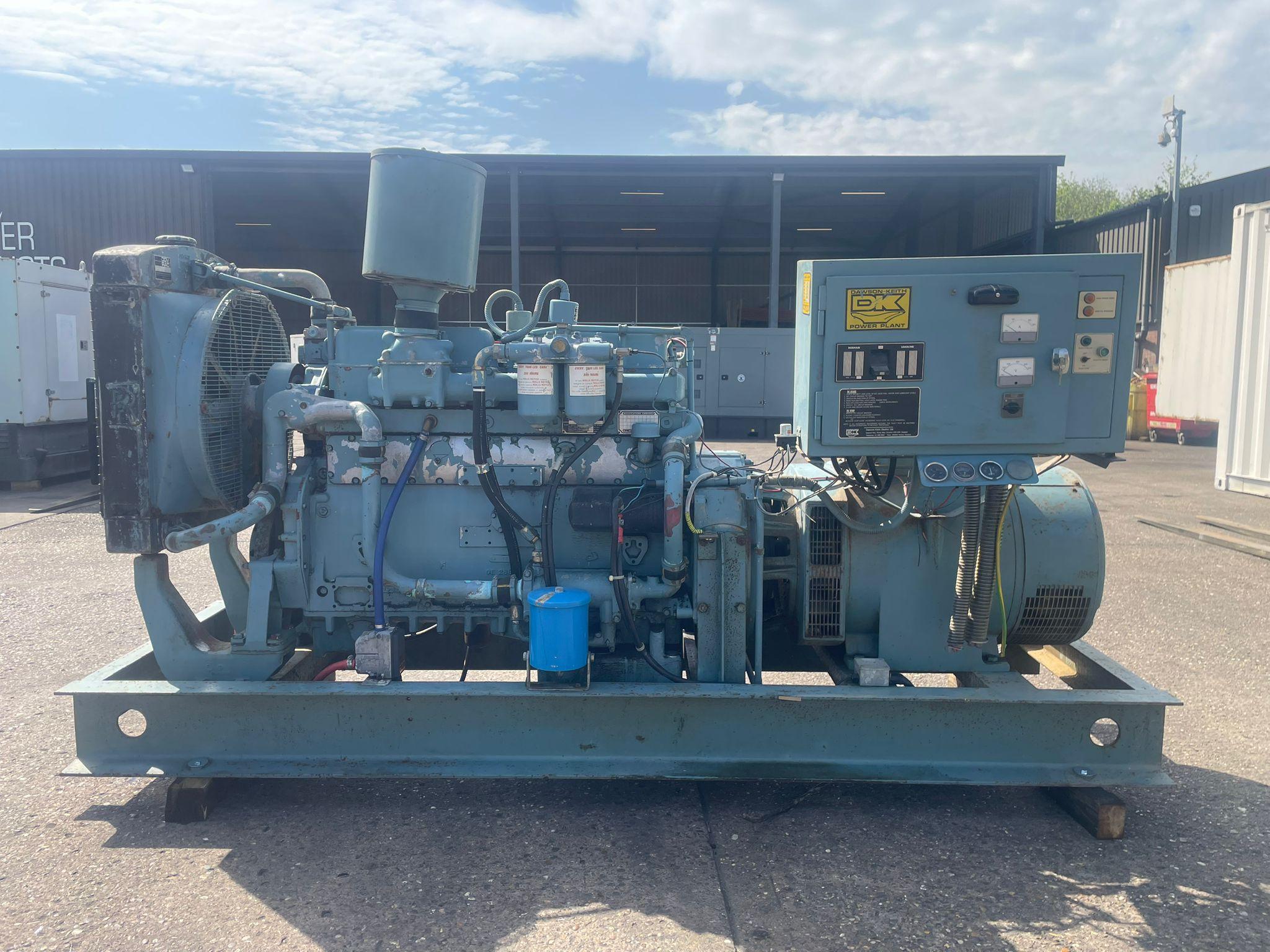 137.5kVA Dawson Keith Rolls Royce C6NFL Open Used Generator