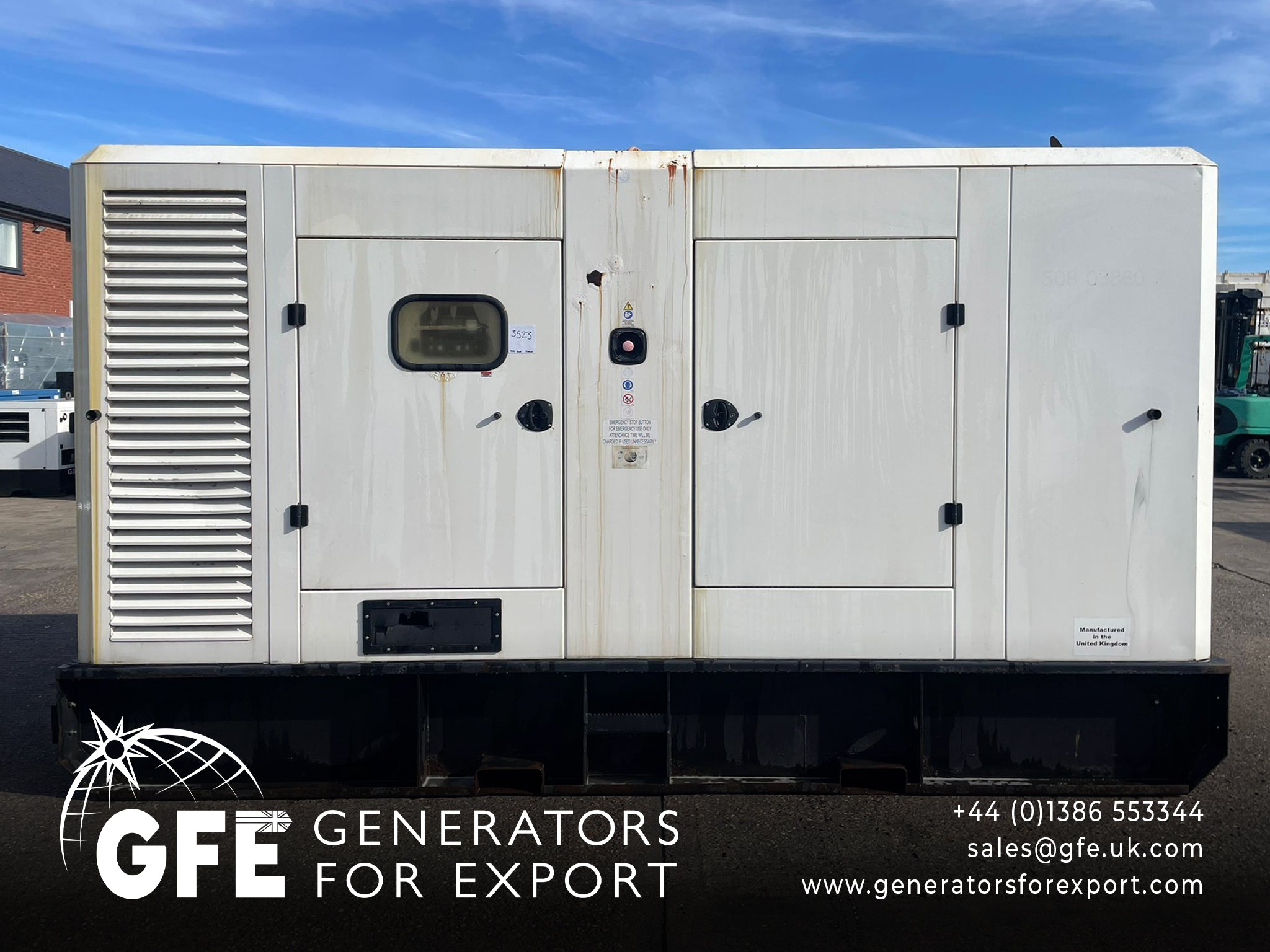 220kVA Powerplant AS200.IS2 Iveco CURS0R87TE1F.S550 Canopied Used Generator
