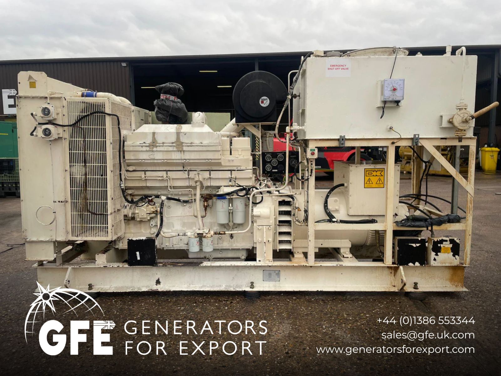 410kVA Dawson Keith Cummins KTA19G2 Open Used Generator