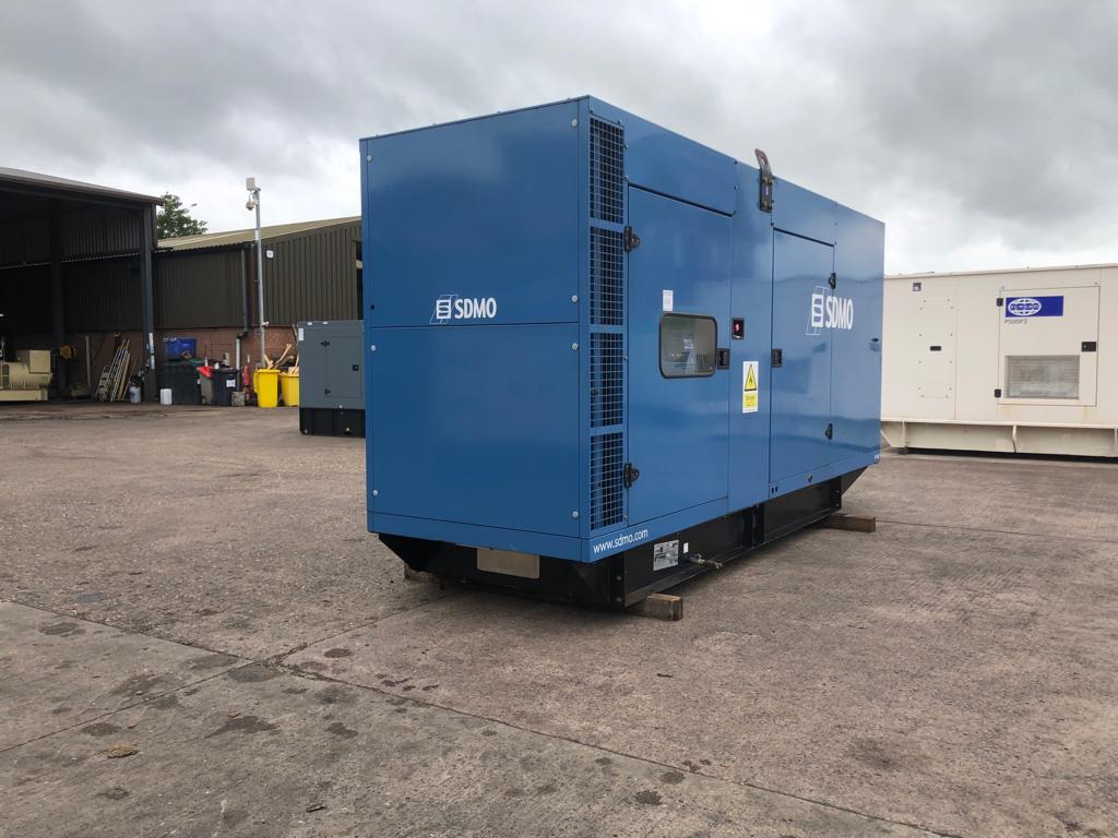 440KVA SDMO Volvo Penta Leroy Somer Canopied used generator