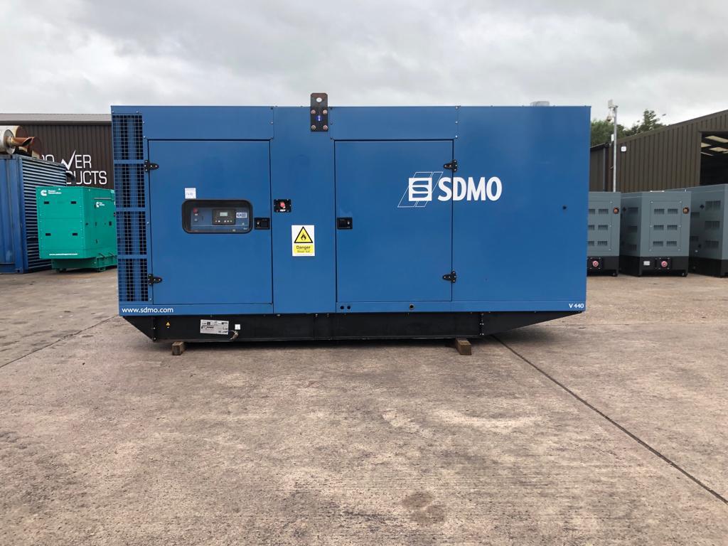 440KVA SDMO Volvo Penta Leroy Somer Canopied used generator