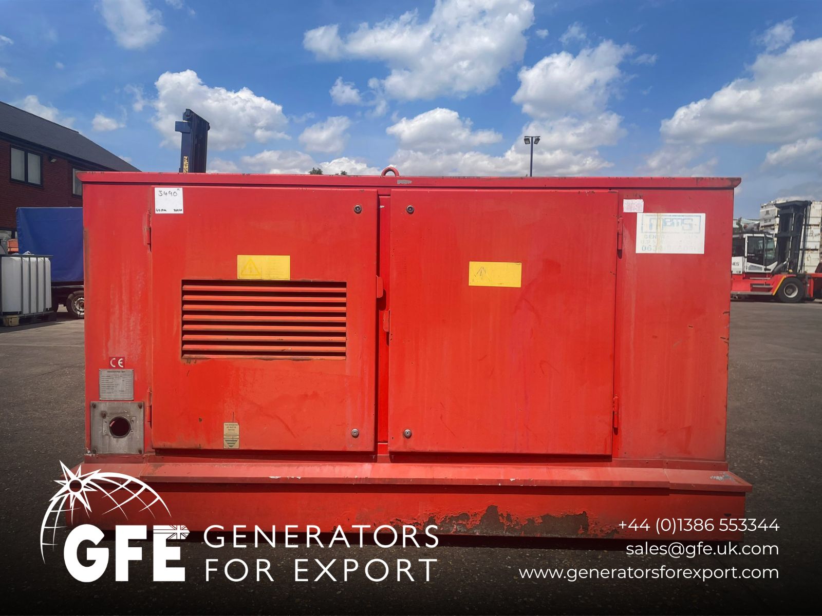 44kVA PETBOW AHFB32A IVECO 8041 I 05.55 Canopied Used Generator