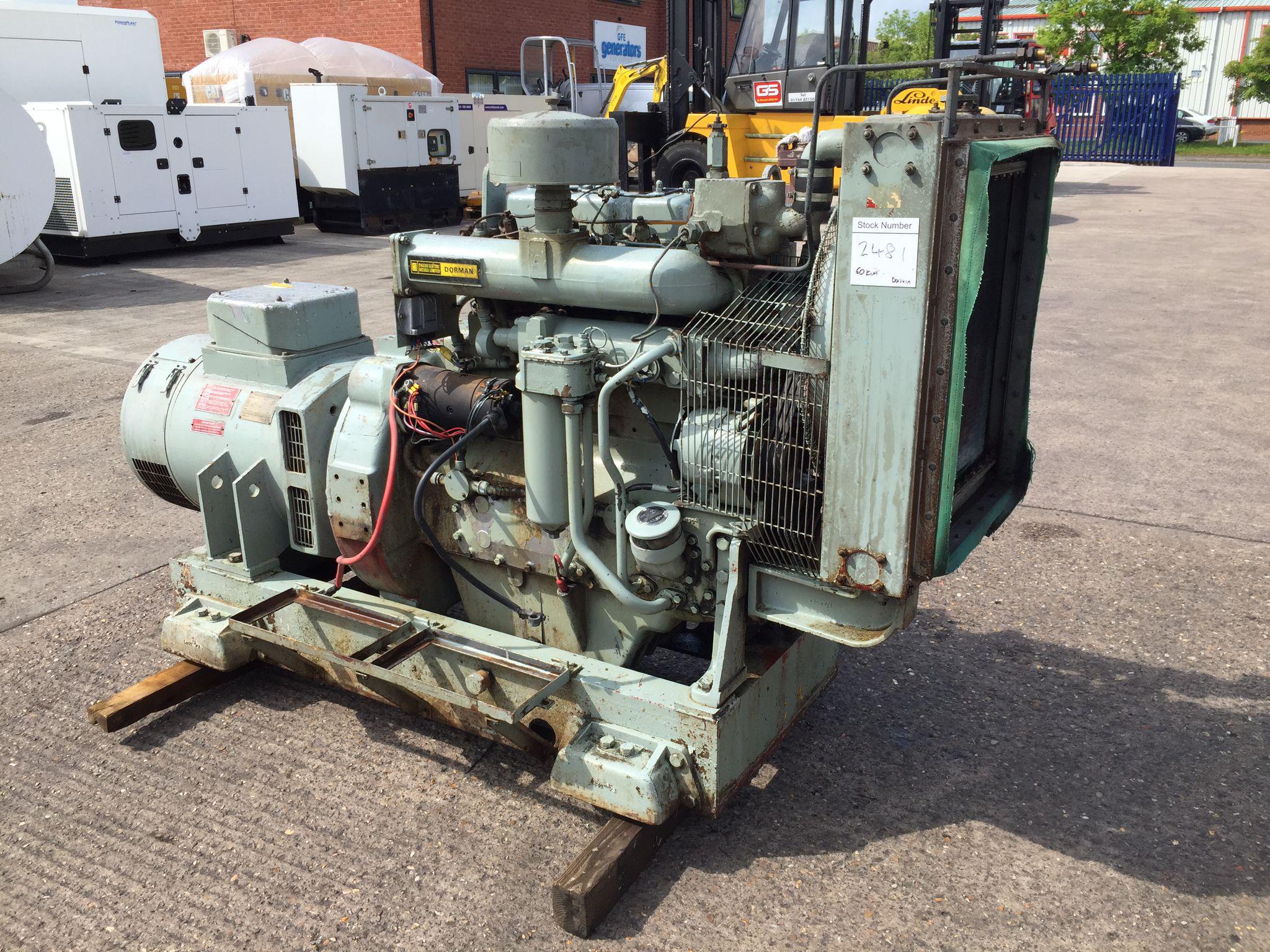 60KVA Dorman used generator
