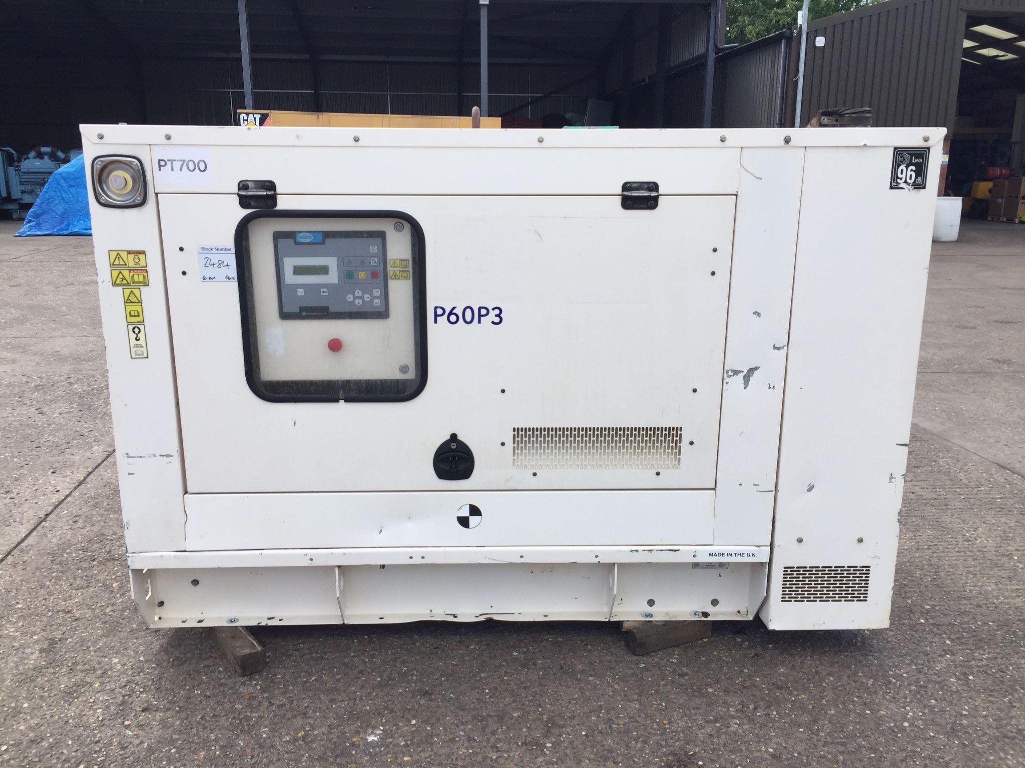 60KVA FG Wilson Perkins used generator