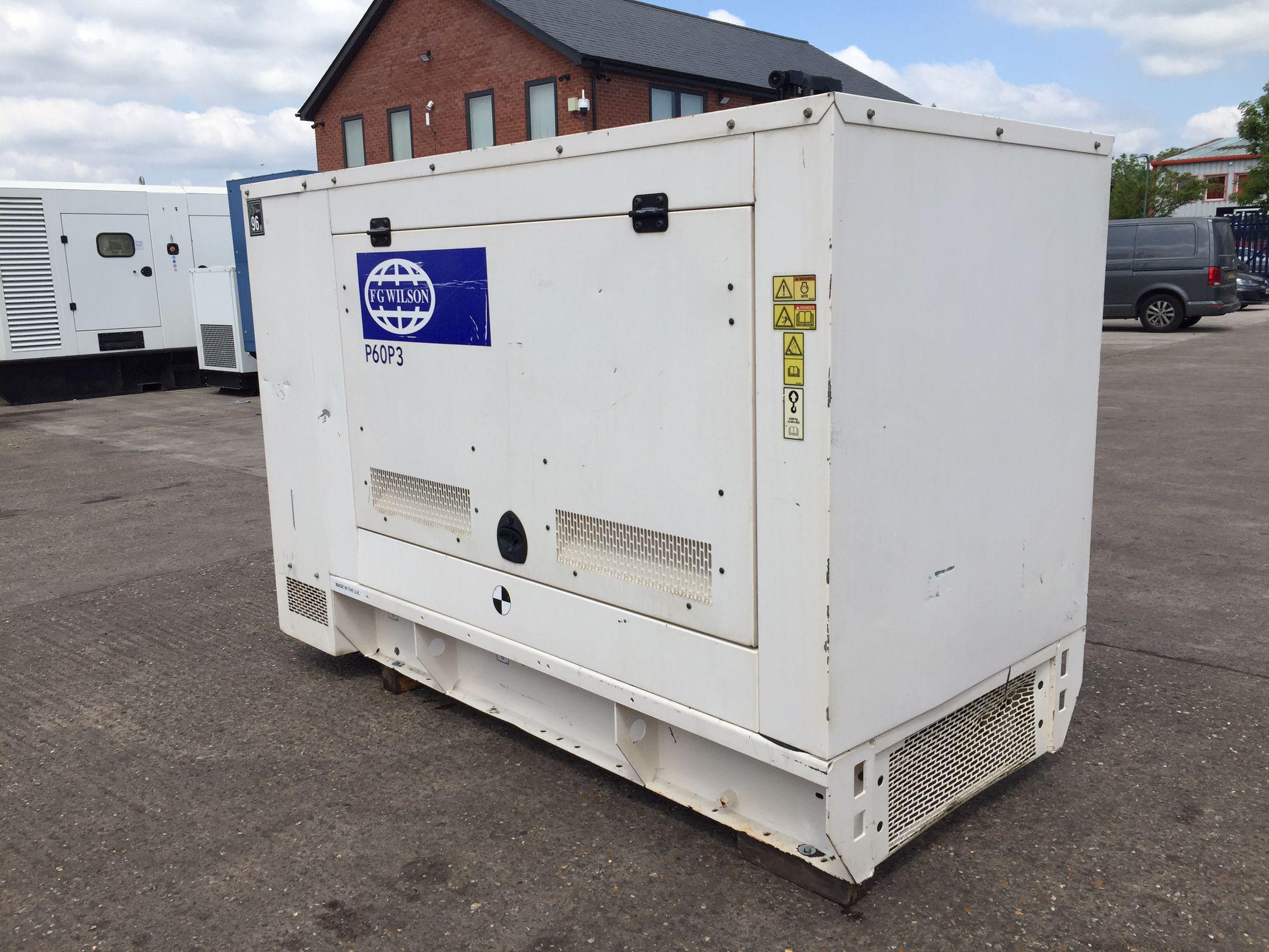 60KVA FG Wilson Perkins used generator