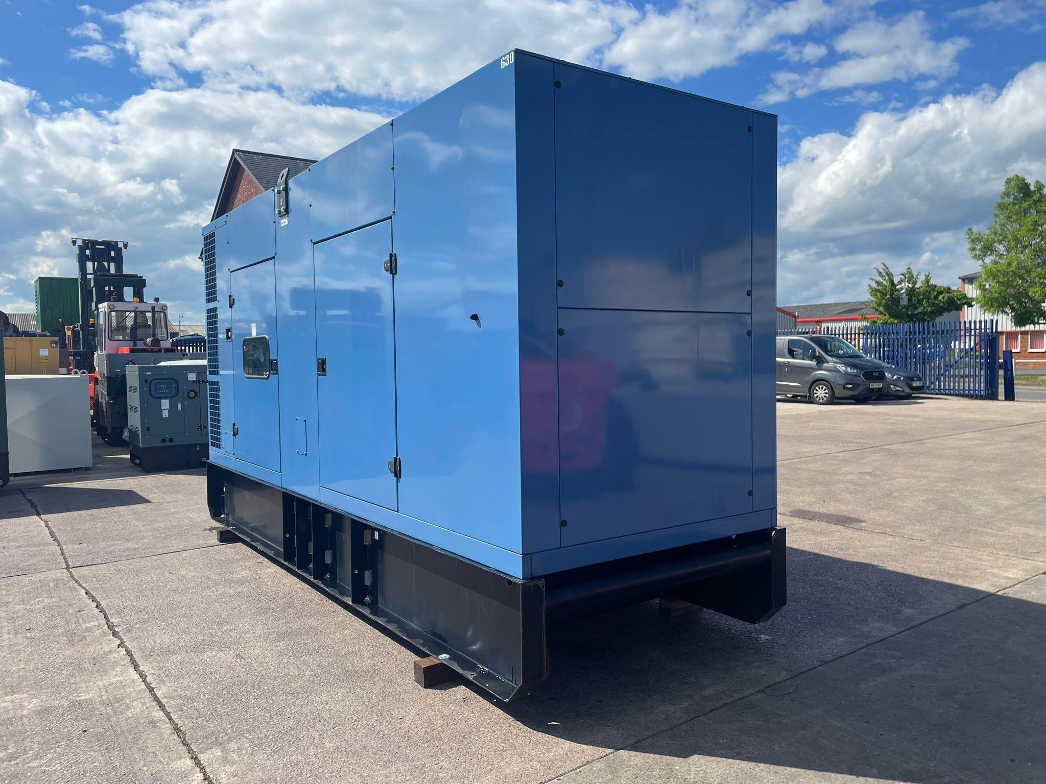 630kVA SDMO D630 Doosan DP180LA Canopied Used Generator