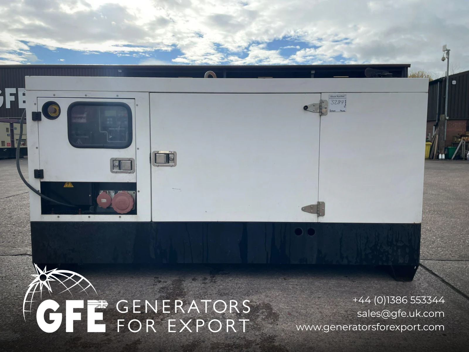 65kVA Pramac GSL65 Deutz BP4M2011G Canopied Used Generator
