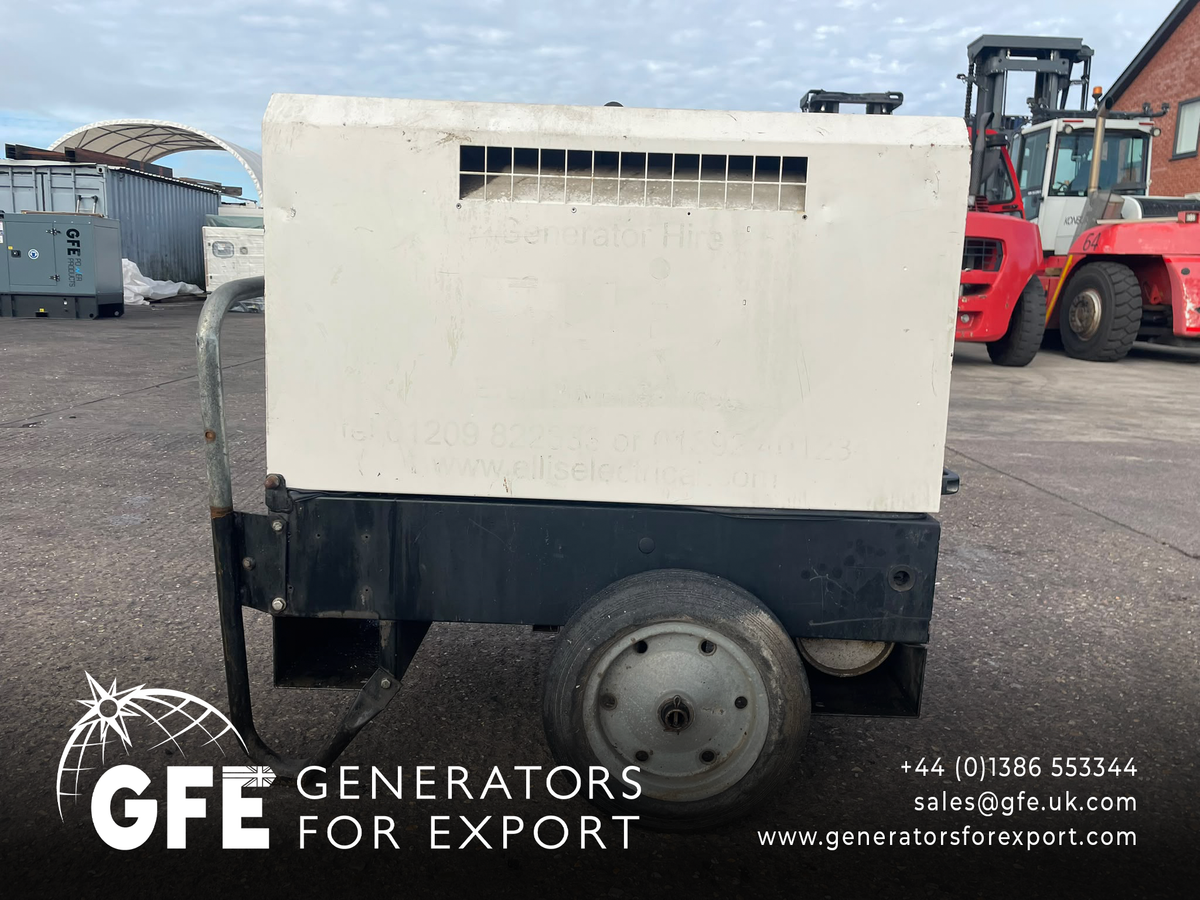 6kVA Pramac Yanmar L100N5EL2T9HAS2 Canopied Used Generator