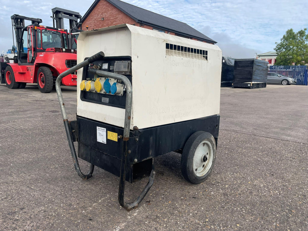 6kVA Pramac Yanmar L100N5EL2T9HAS2 Canopied Used Generator