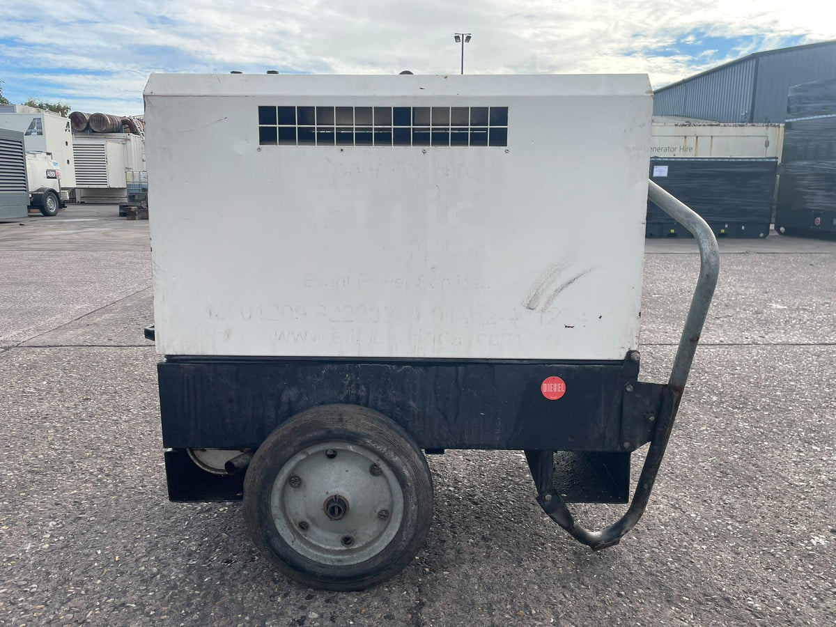 6kVA Pramac Yanmar L100N5EL2T9HAS2 Canopied Used Generator