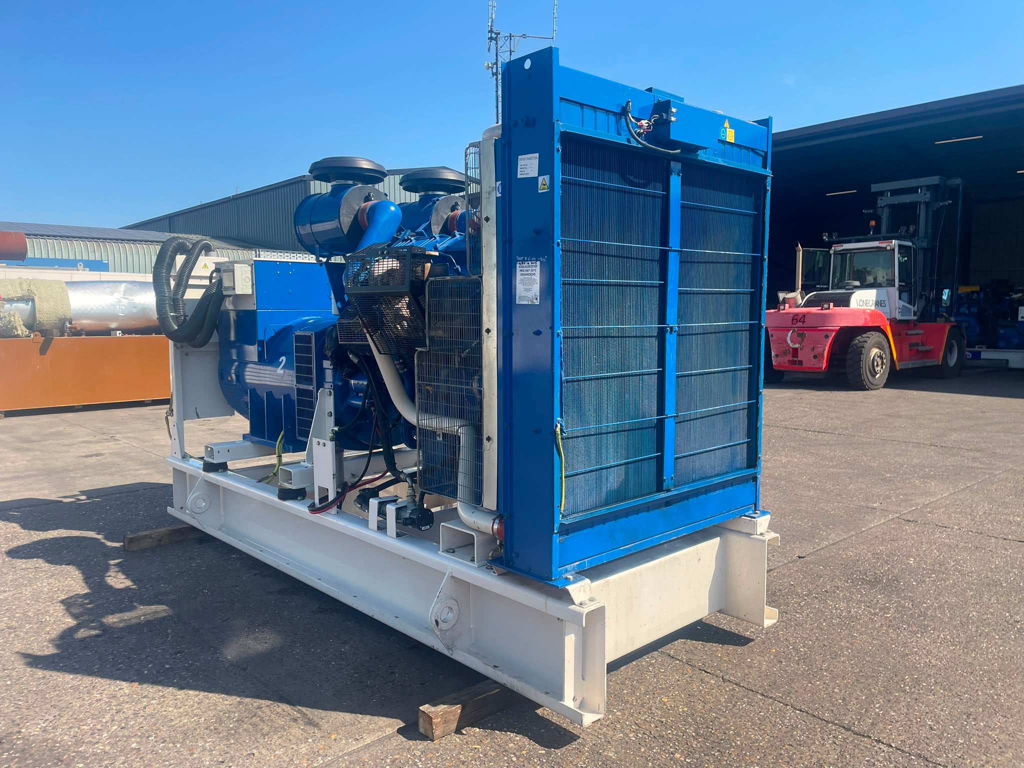 880kVA FG Wilson P800 Perkins 3012-TAG3A Open Used Generator