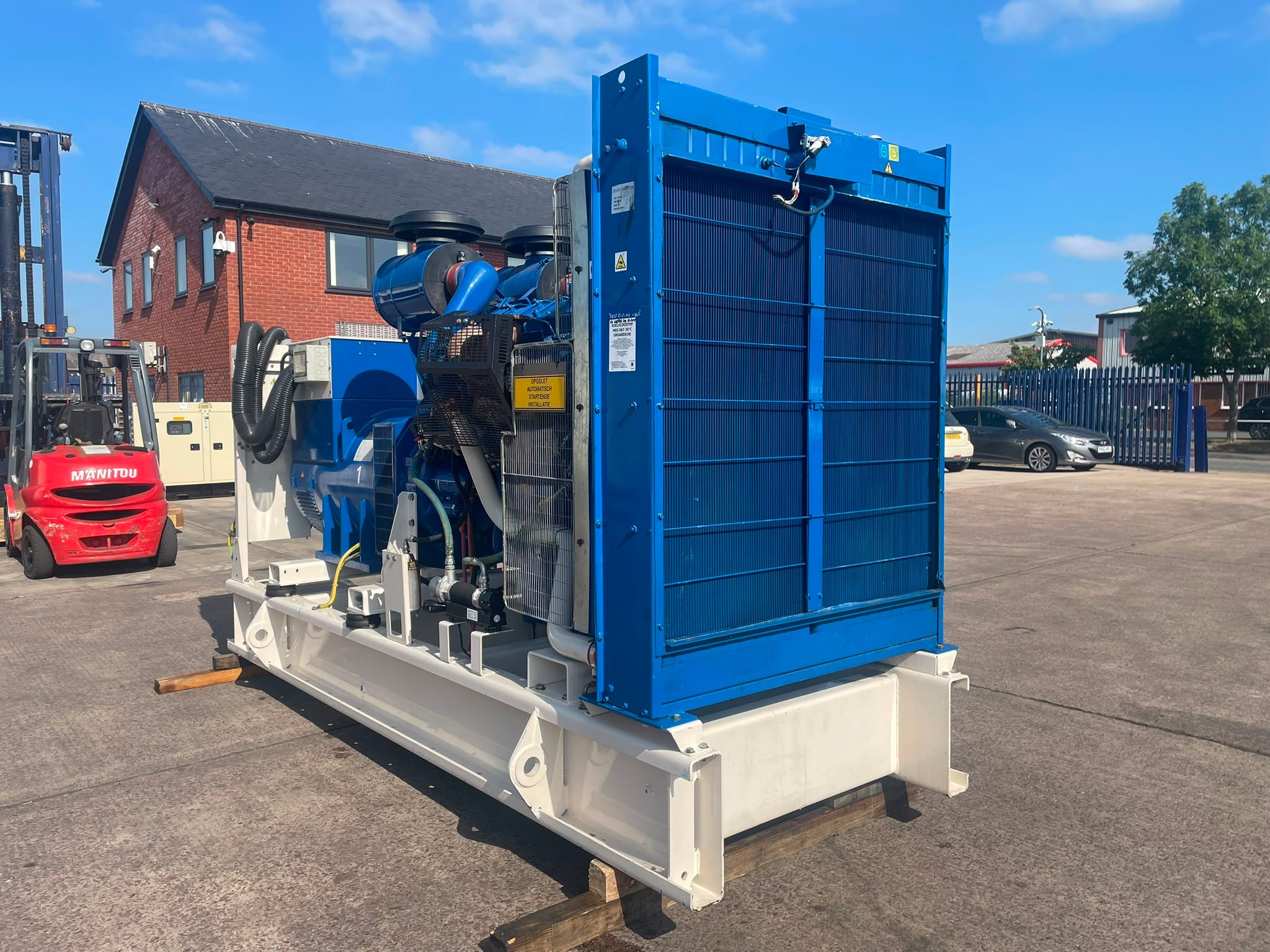 880kVA FG Wilson P800 Perkins 3012-TAG3A Open Used Generator