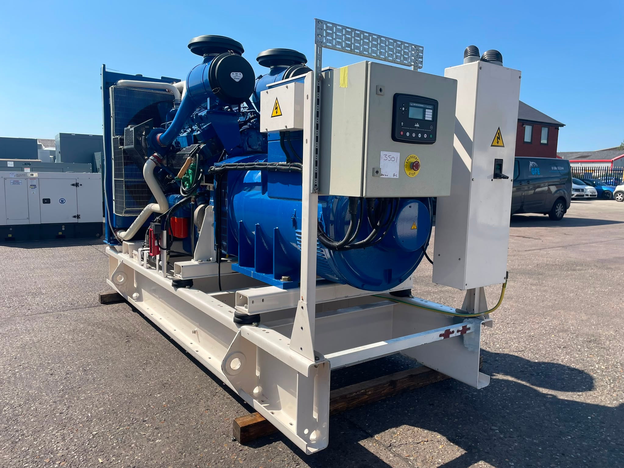880kVA FG Wilson P800 Perkins 3012-TAG3A Open Used Generator