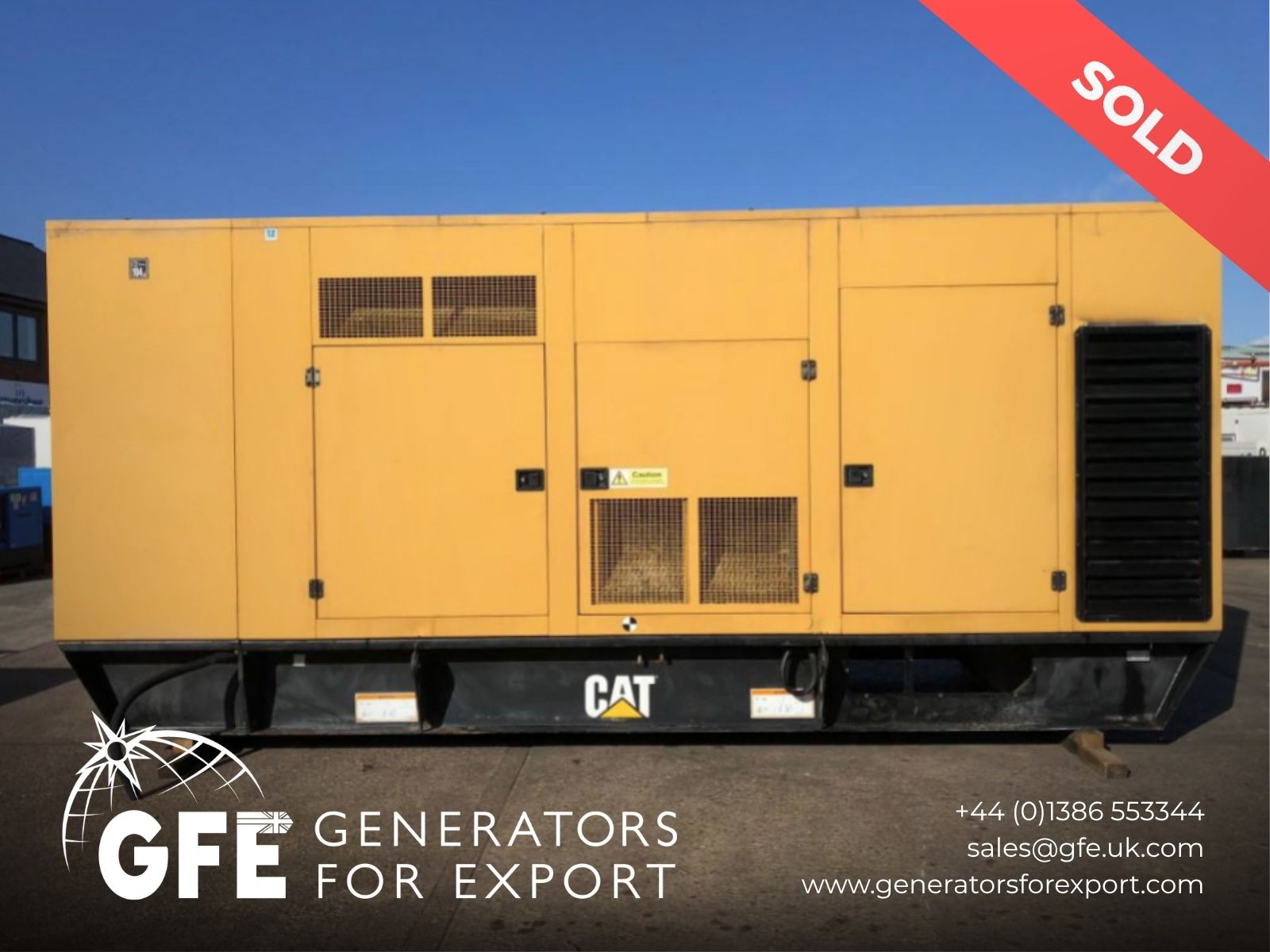 900kVA Caterpillar used generator