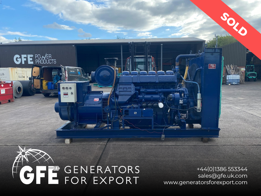 525kVA Dorman 6SETCR Open Used Generator - SOLD