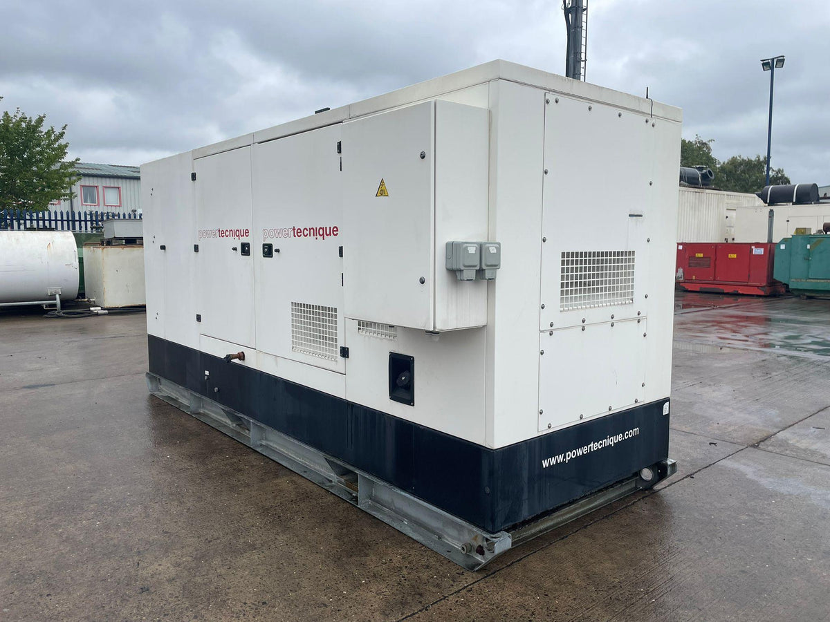 330kVA PowerTecnique Volvo TAD 941 GE Canopied Used Generator