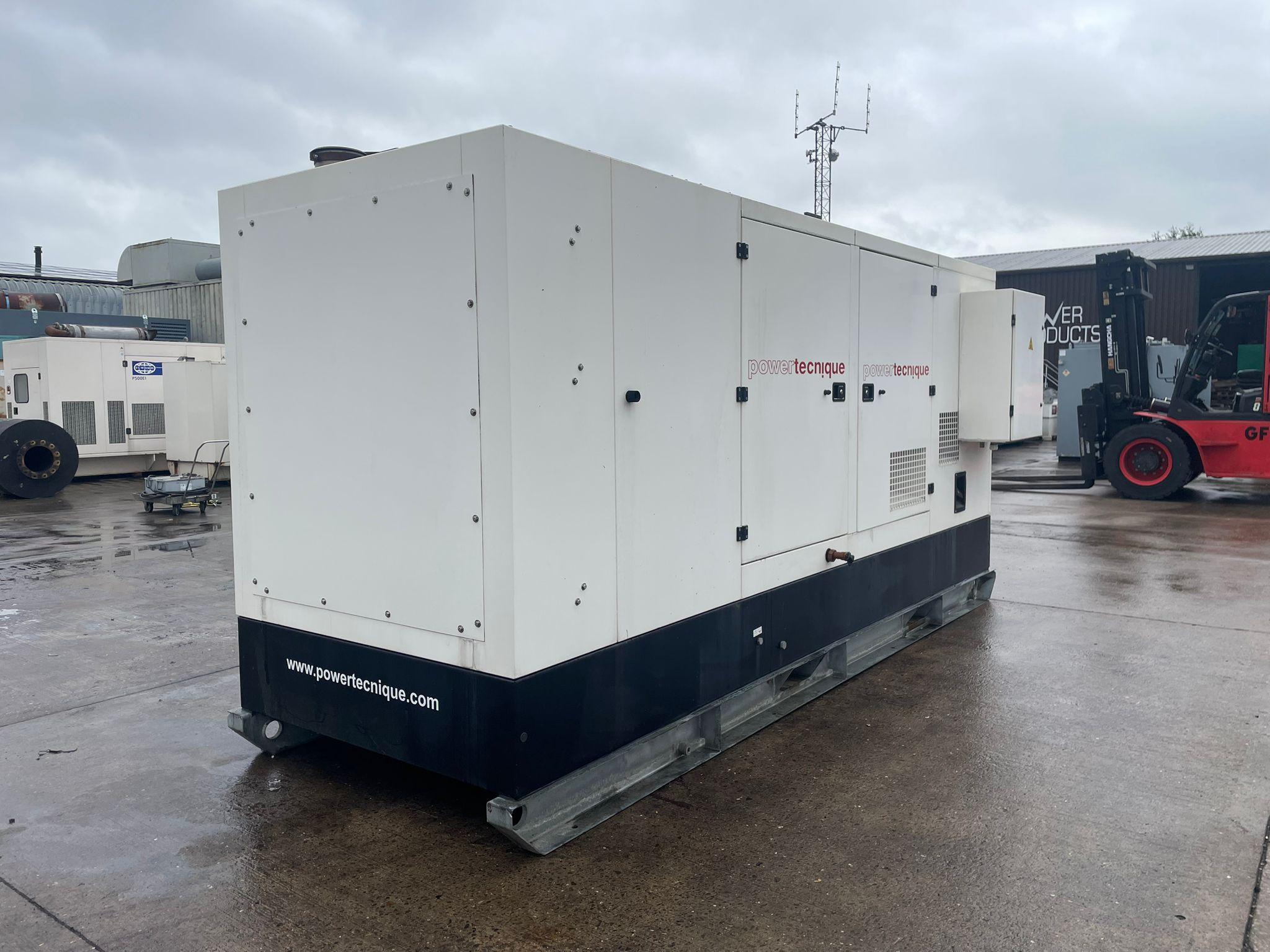 330kVA PowerTecnique Volvo TAD 941 GE Canopied Used Generator