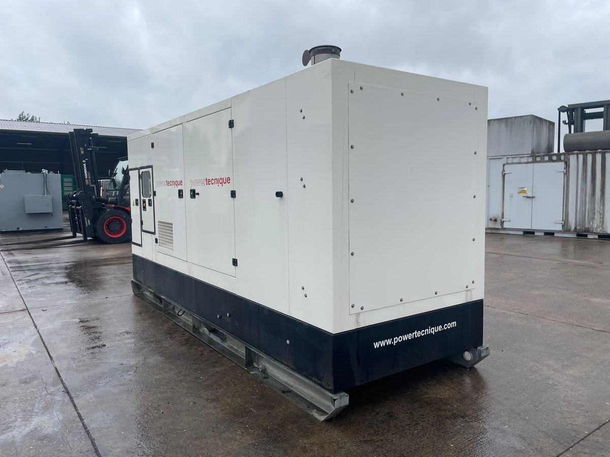 330kVA PowerTecnique Volvo TAD 941 GE Canopied Used Generator