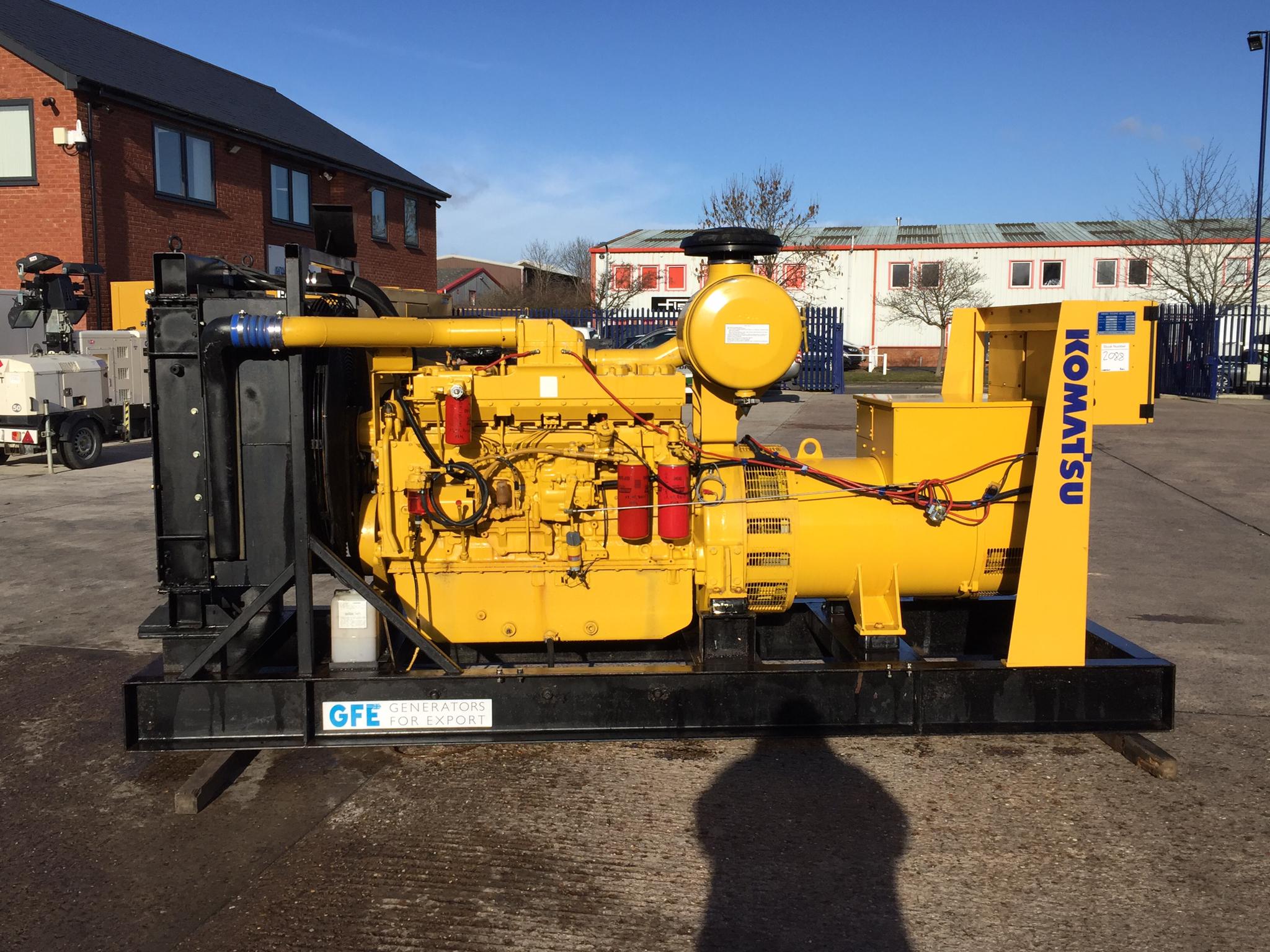 405KVA Komatsu used generator