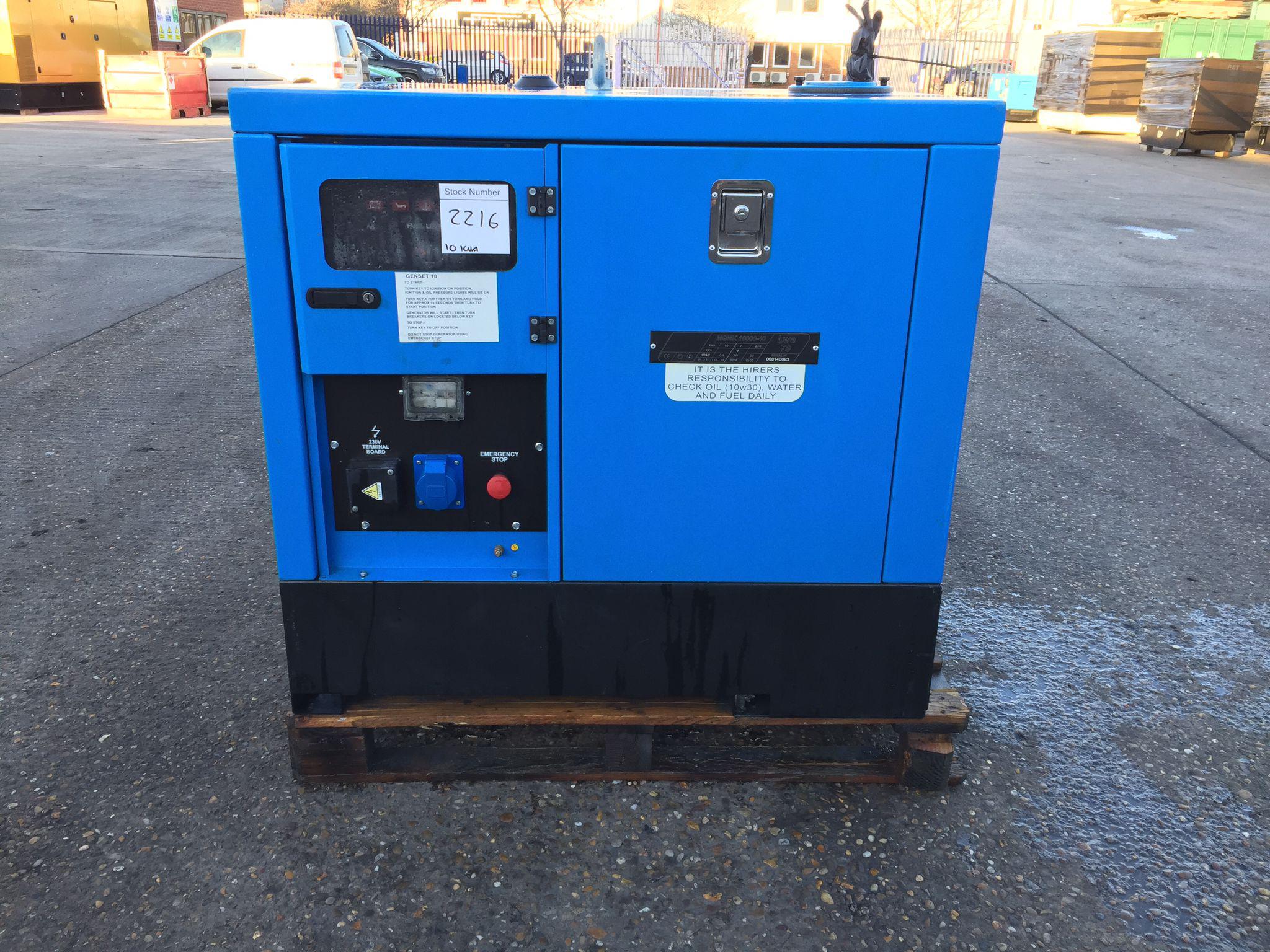 10KVA MHM Kubota used generator