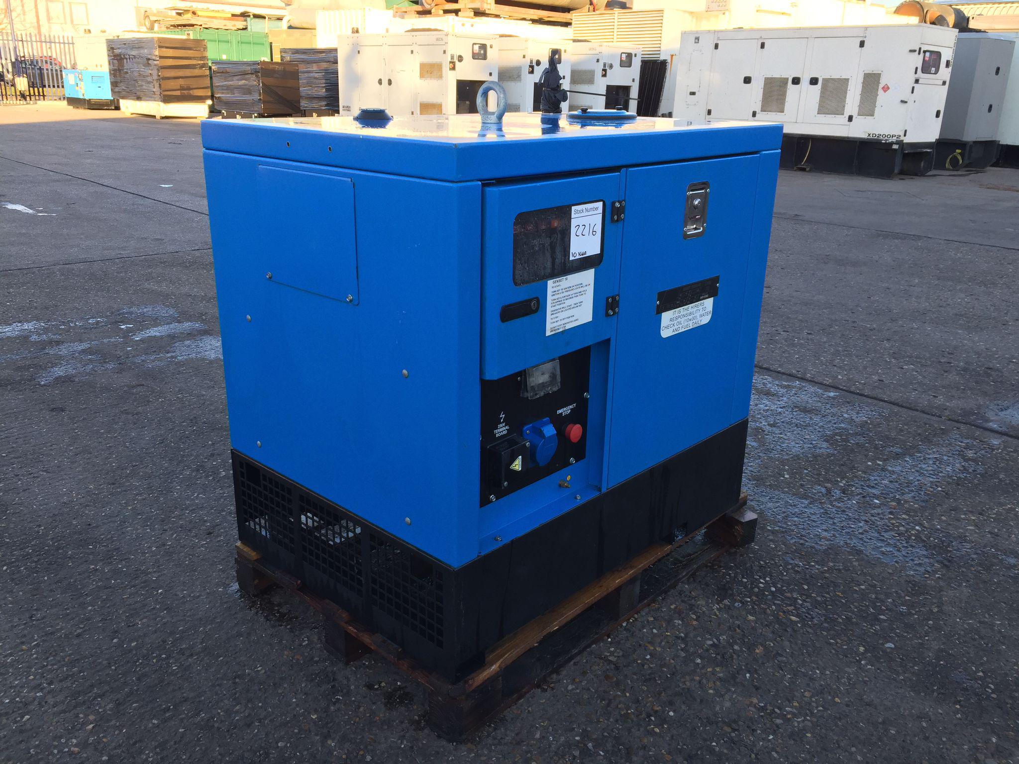 10KVA MHM Kubota used generator