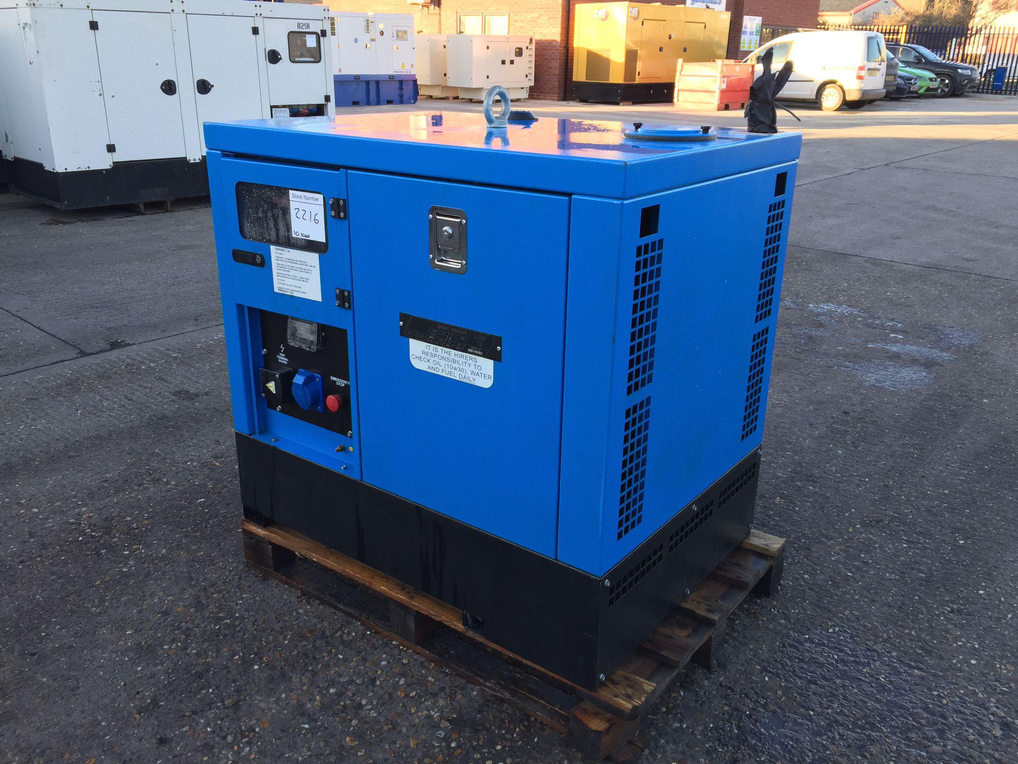 10KVA MHM Kubota used generator