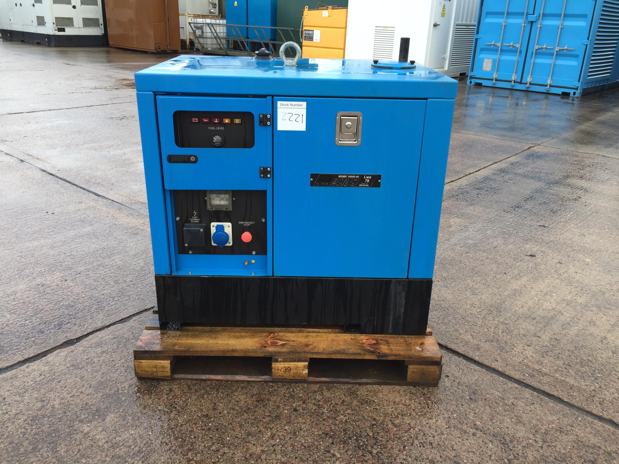 10KVA MHM Kubota used generator