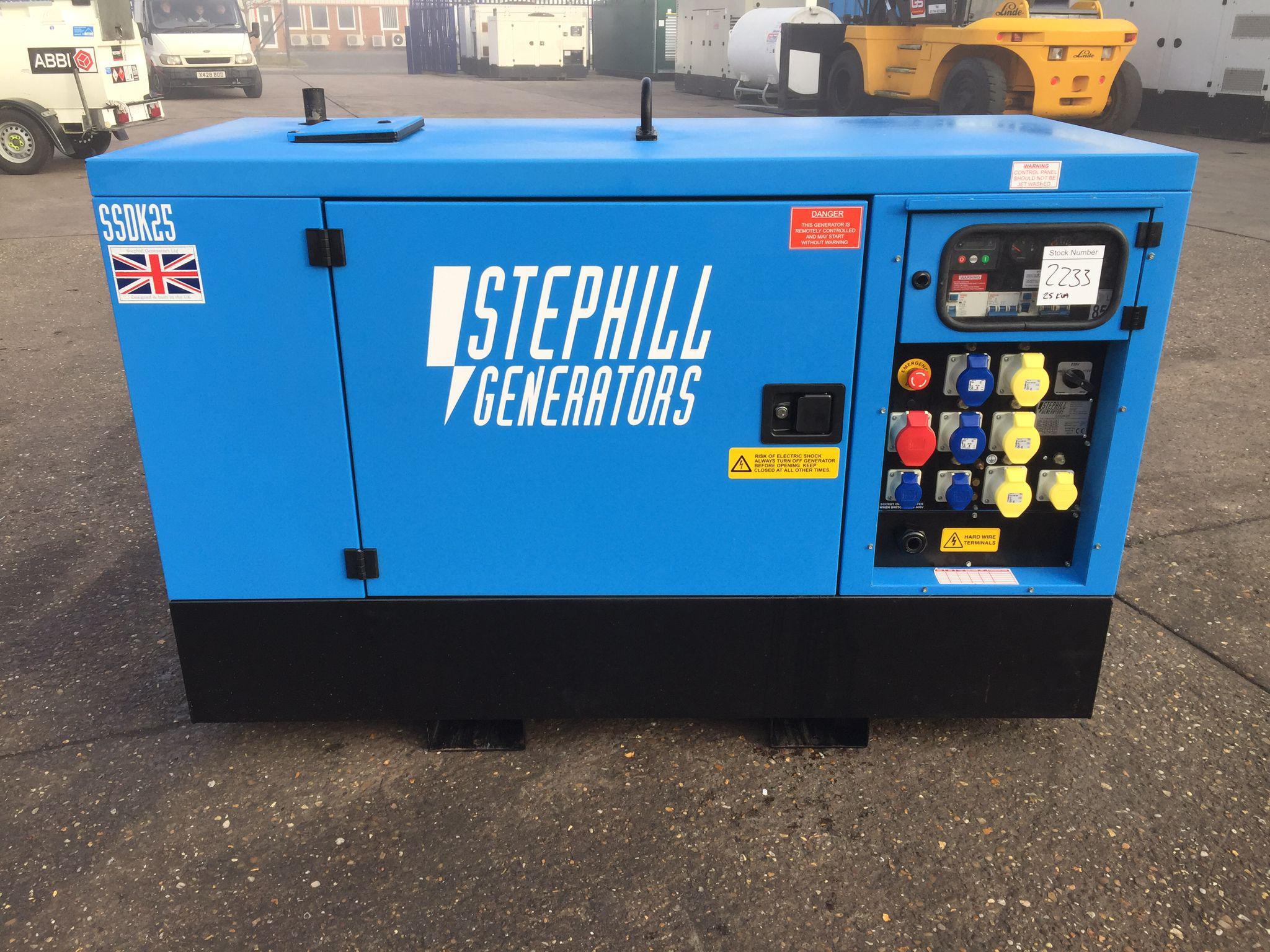25KVA Stephill Kubota used generator