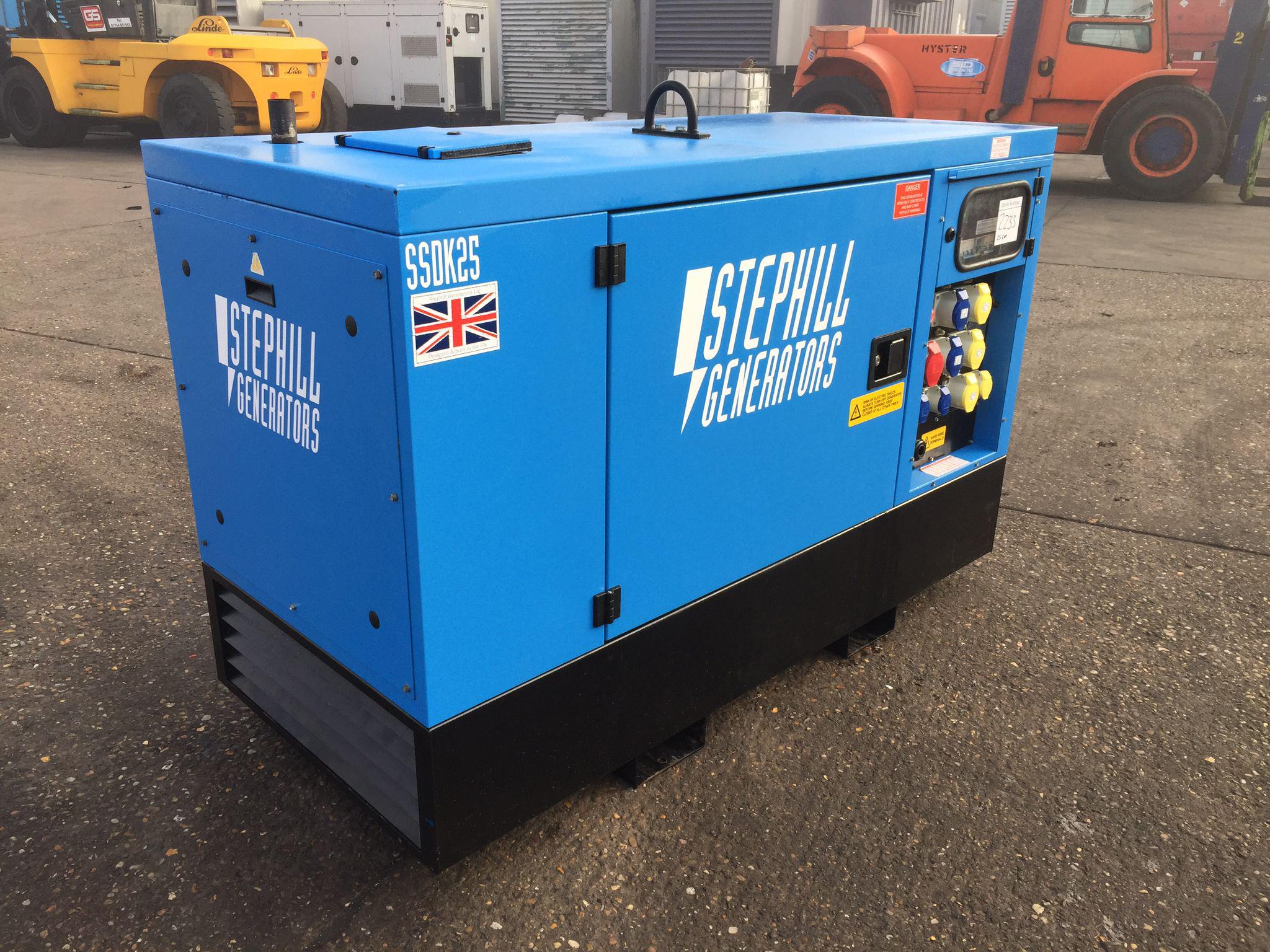 25KVA Stephill Kubota used generator