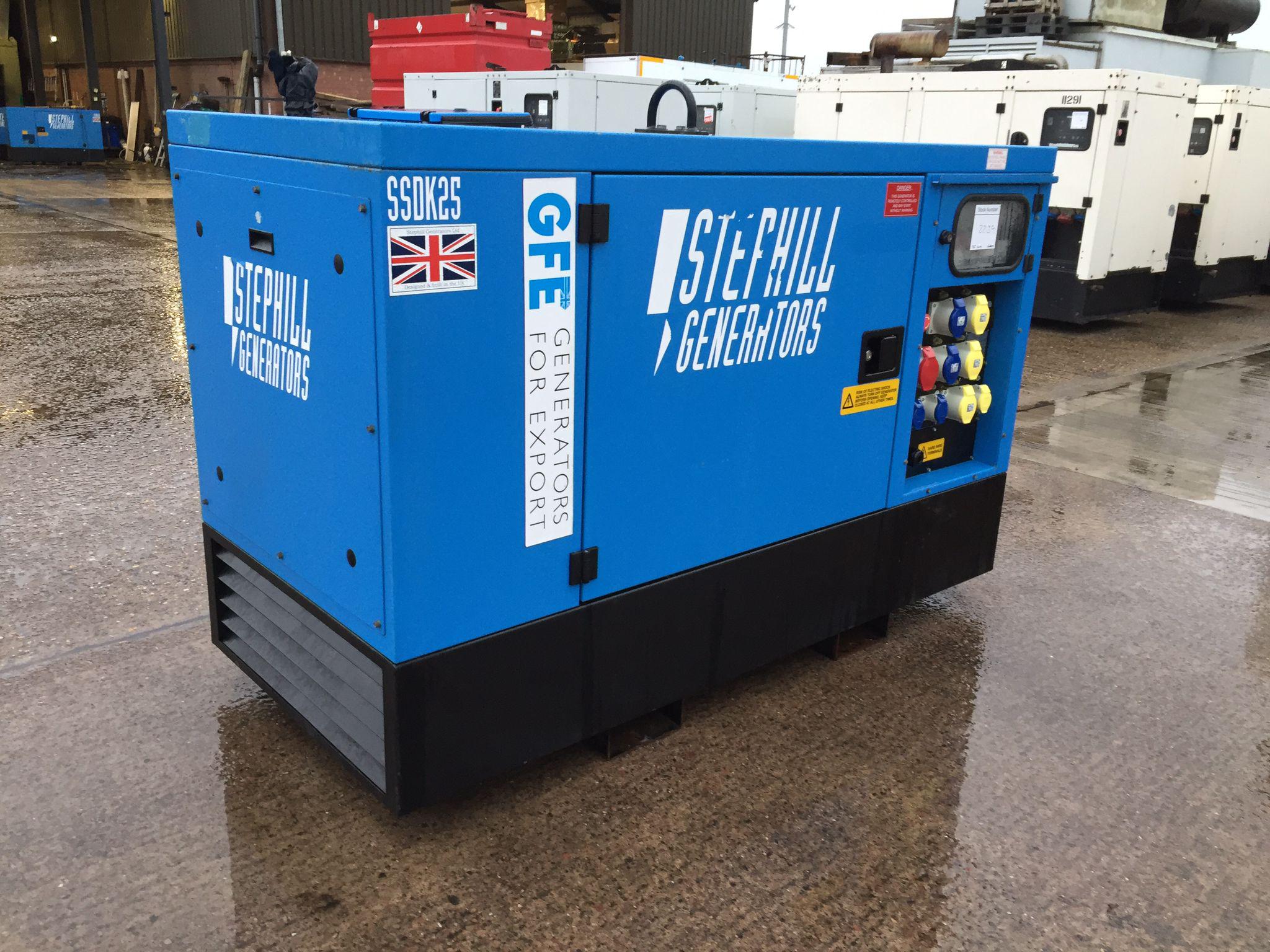 25KVA Stephill Kubota used generator
