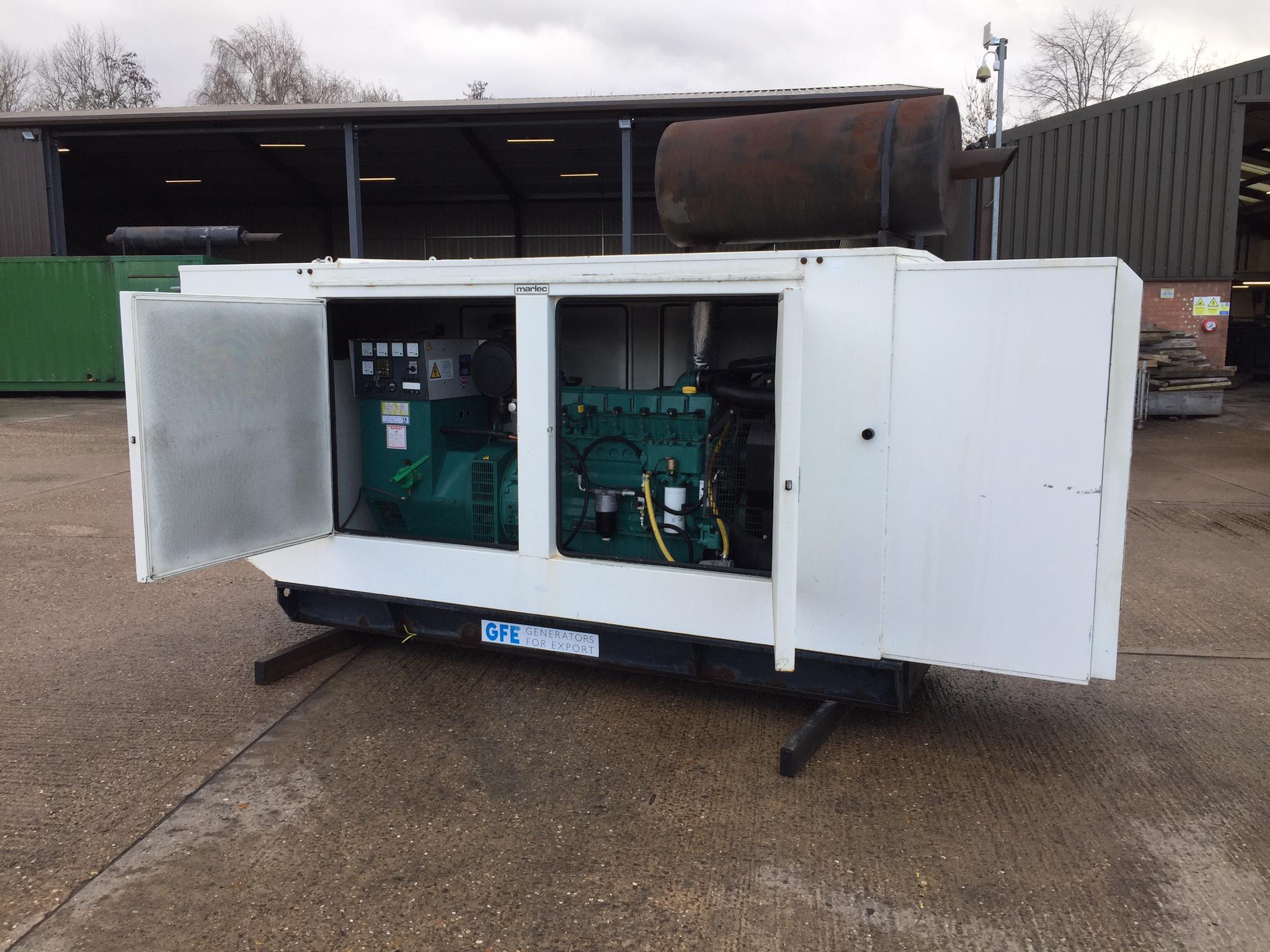 150KVA Marlec Volvo used generator