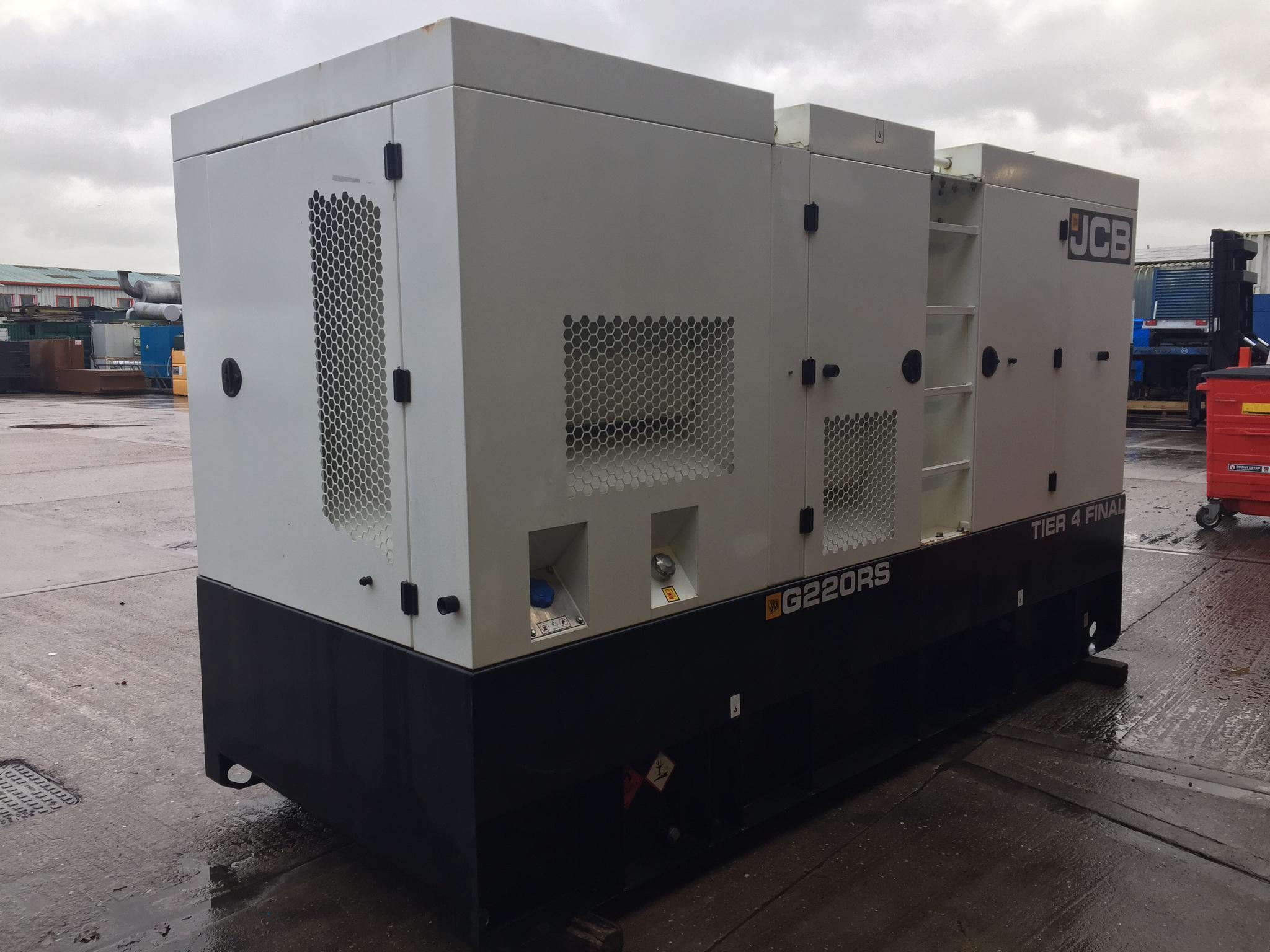 200KVA JCB Volvo used generator