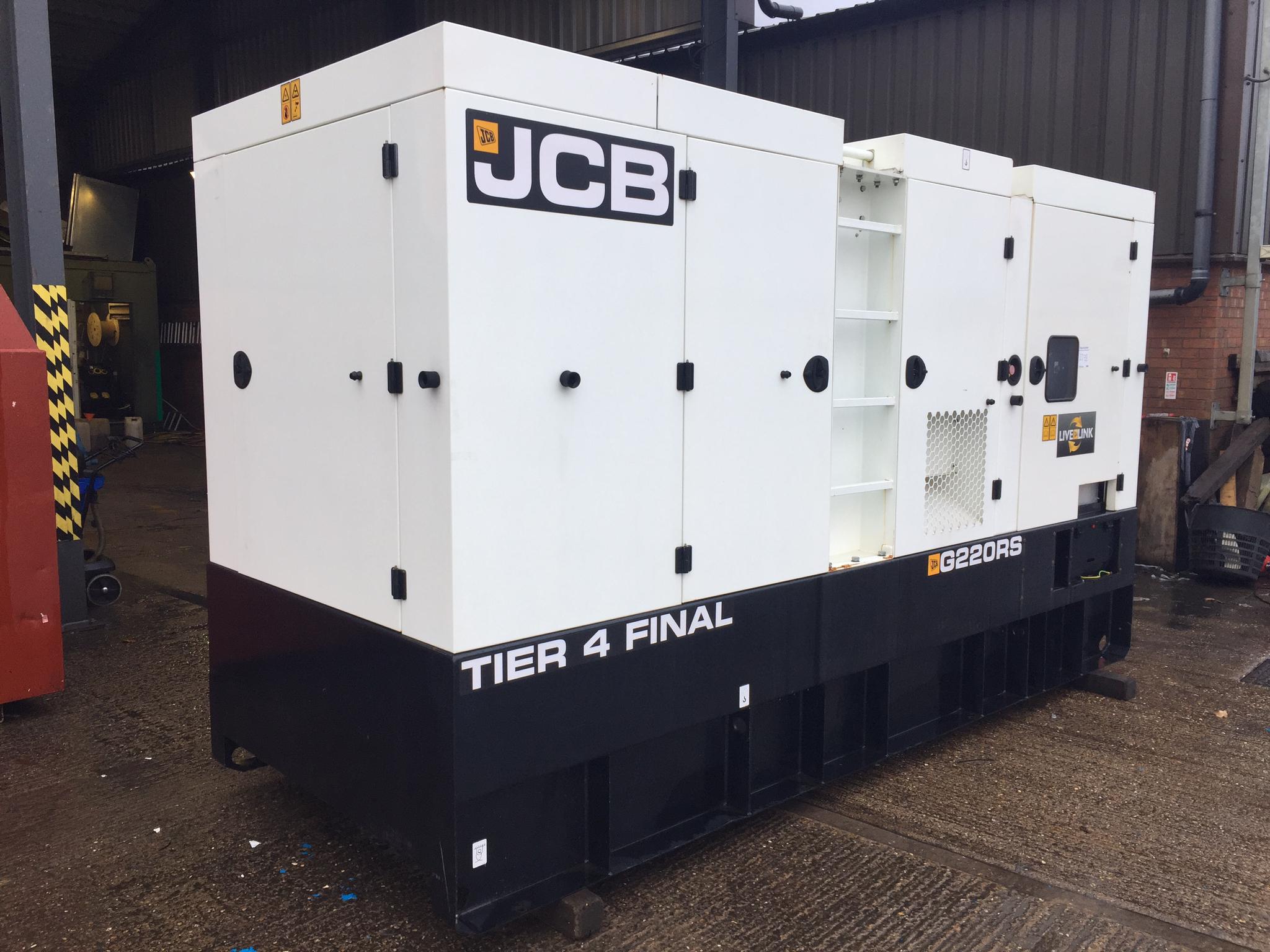 200KVA JCB Volvo used generator