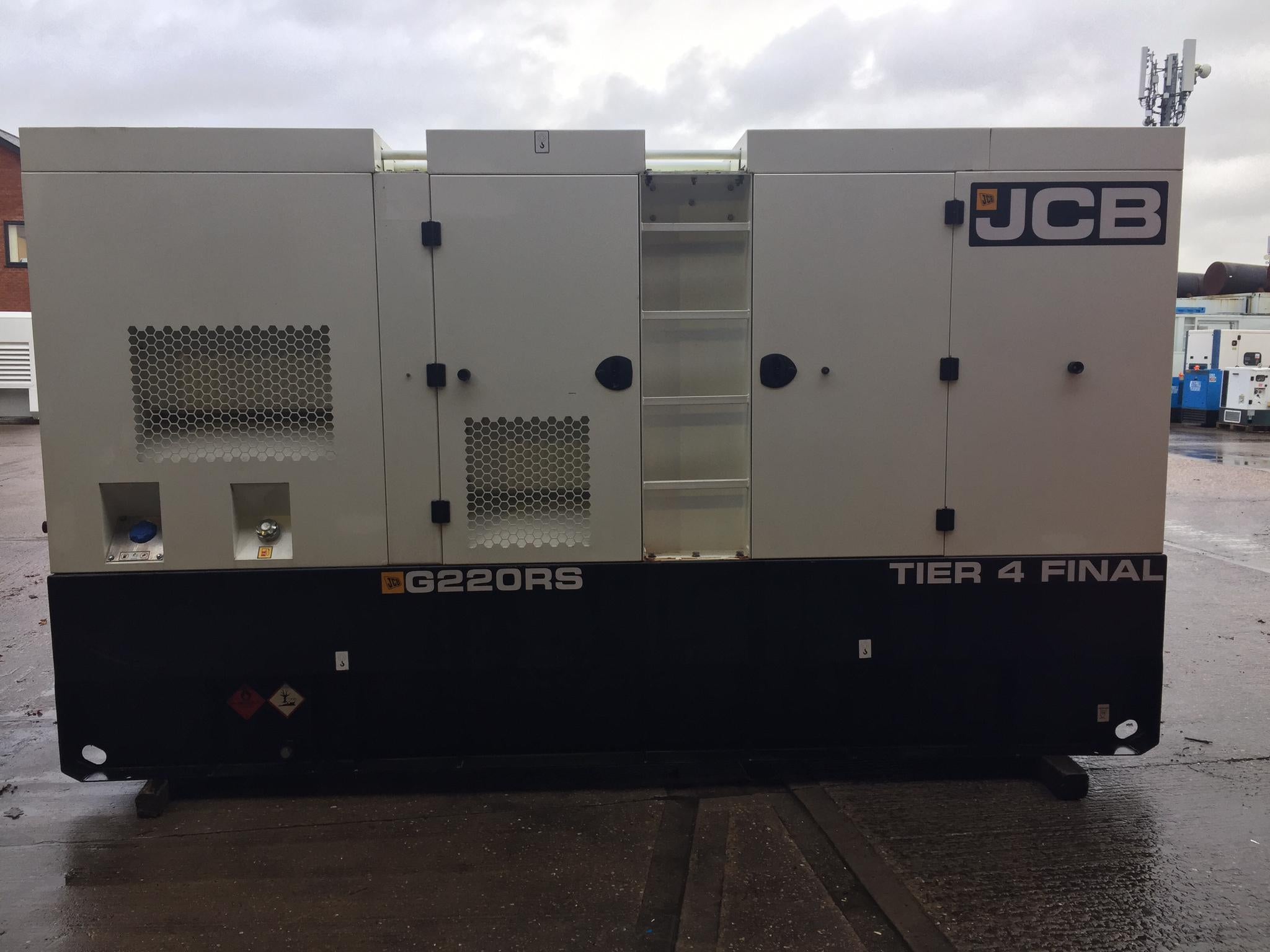 200KVA JCB Volvo used generator