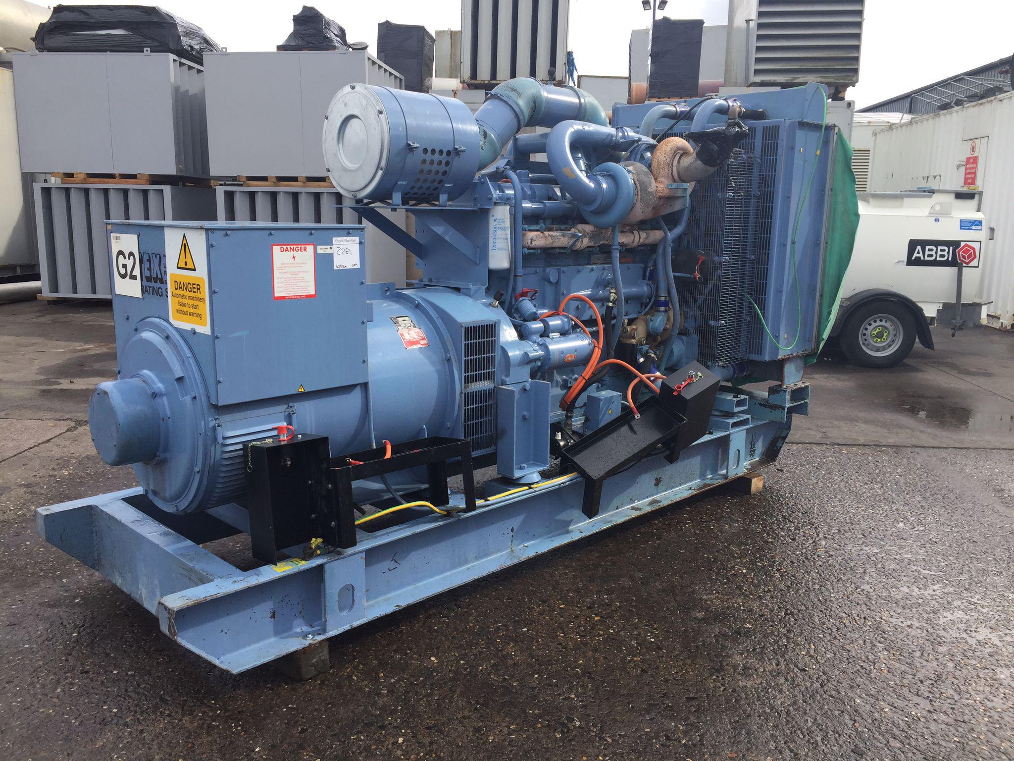 455KVA Intex Cummins used generator