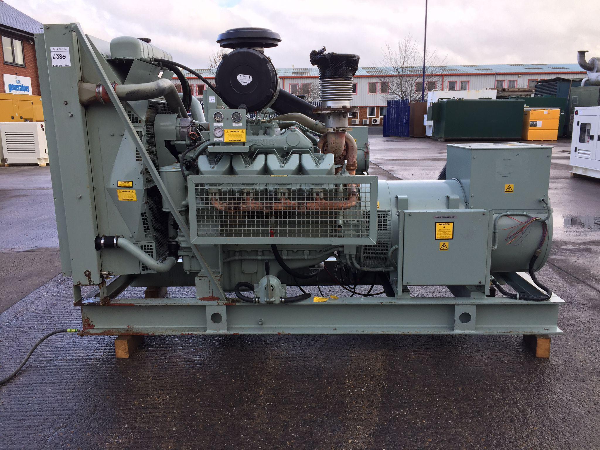 500KVA Puma Scania used generator