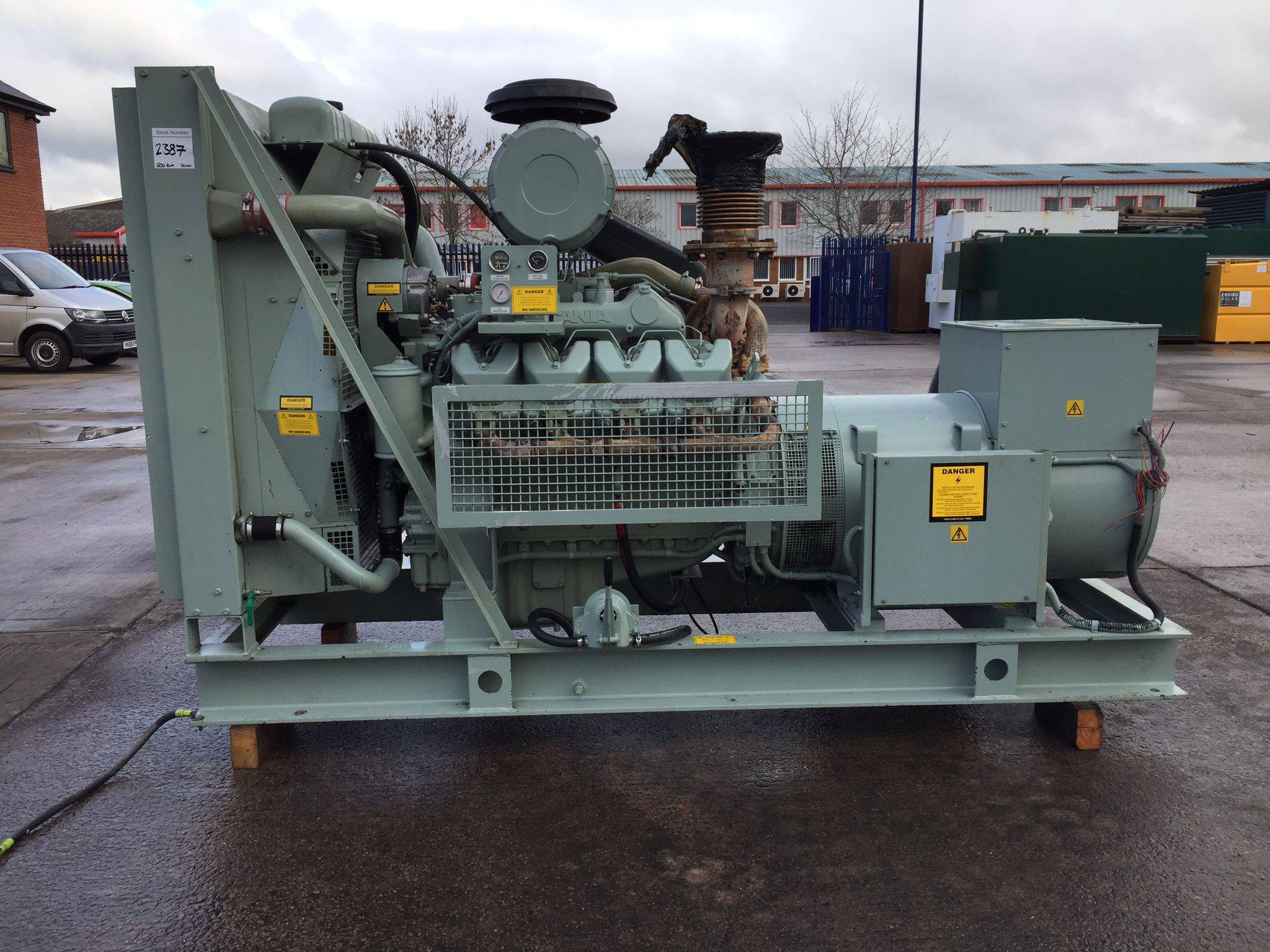 500KVA Puma Scania used generator