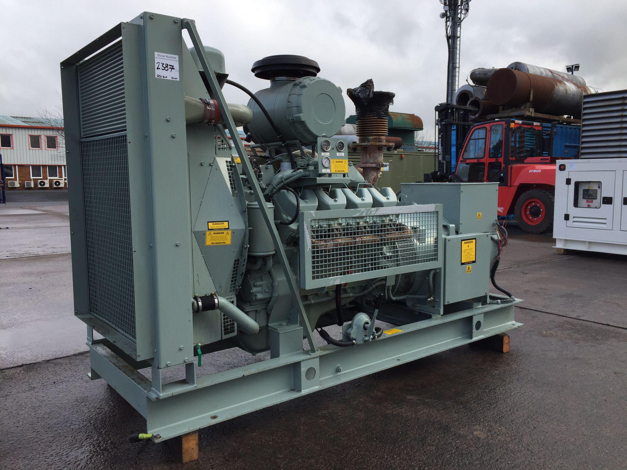 500KVA Puma Scania used generator