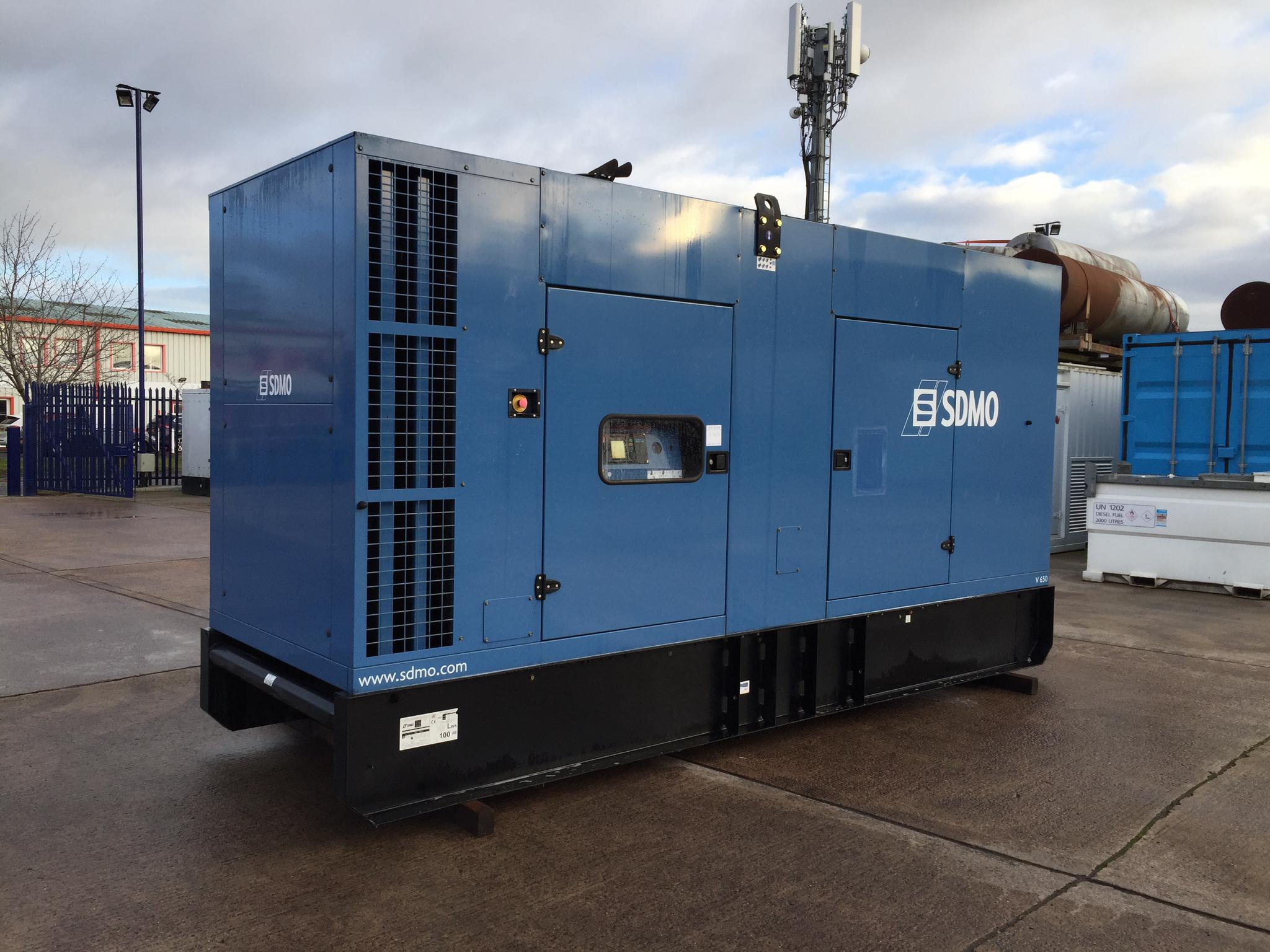 650KVA SDMO Volvo used generator